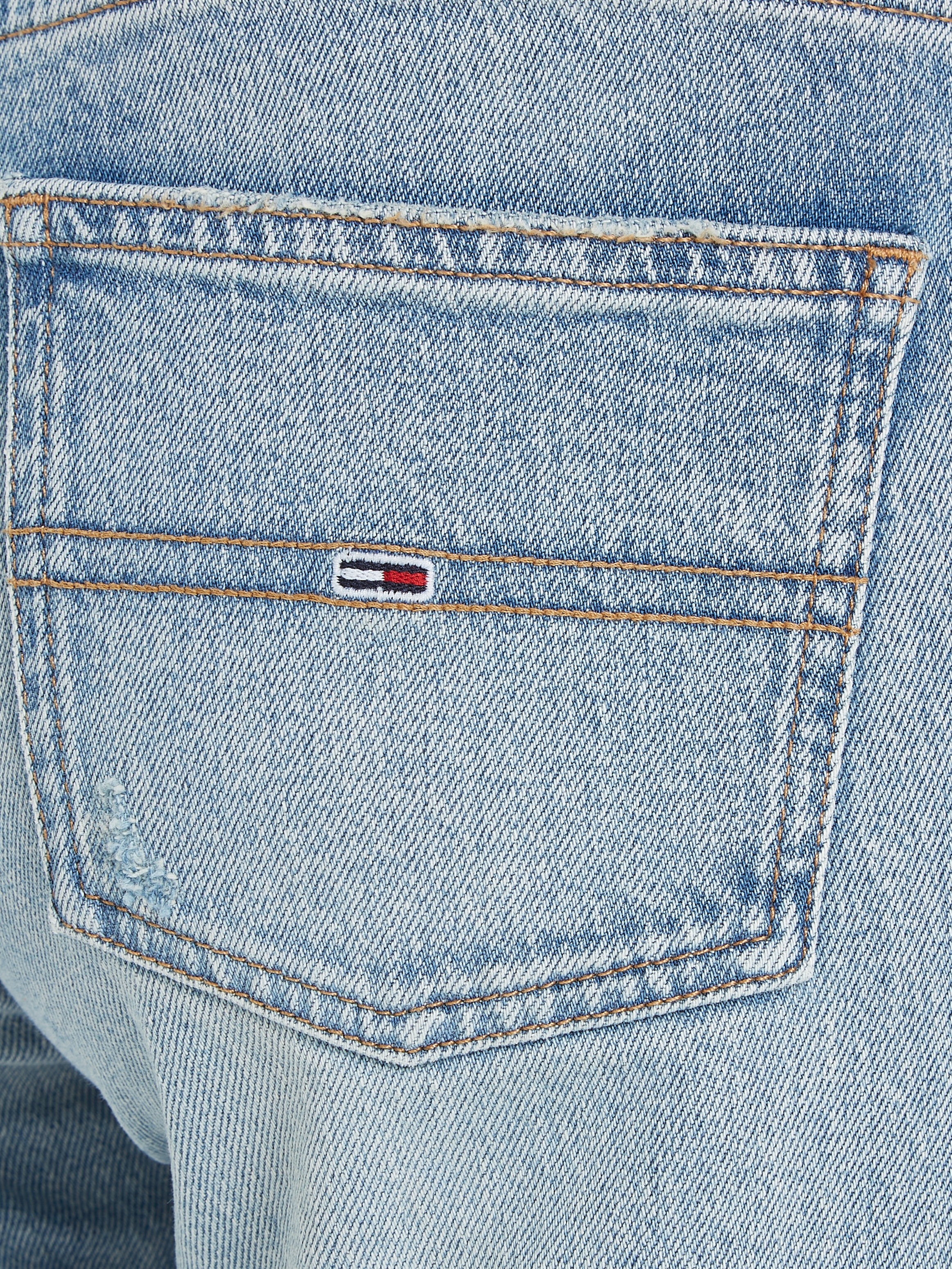 mit Labelflags Logobadge bei Tommy Straight-Jeans, Jeans und online
