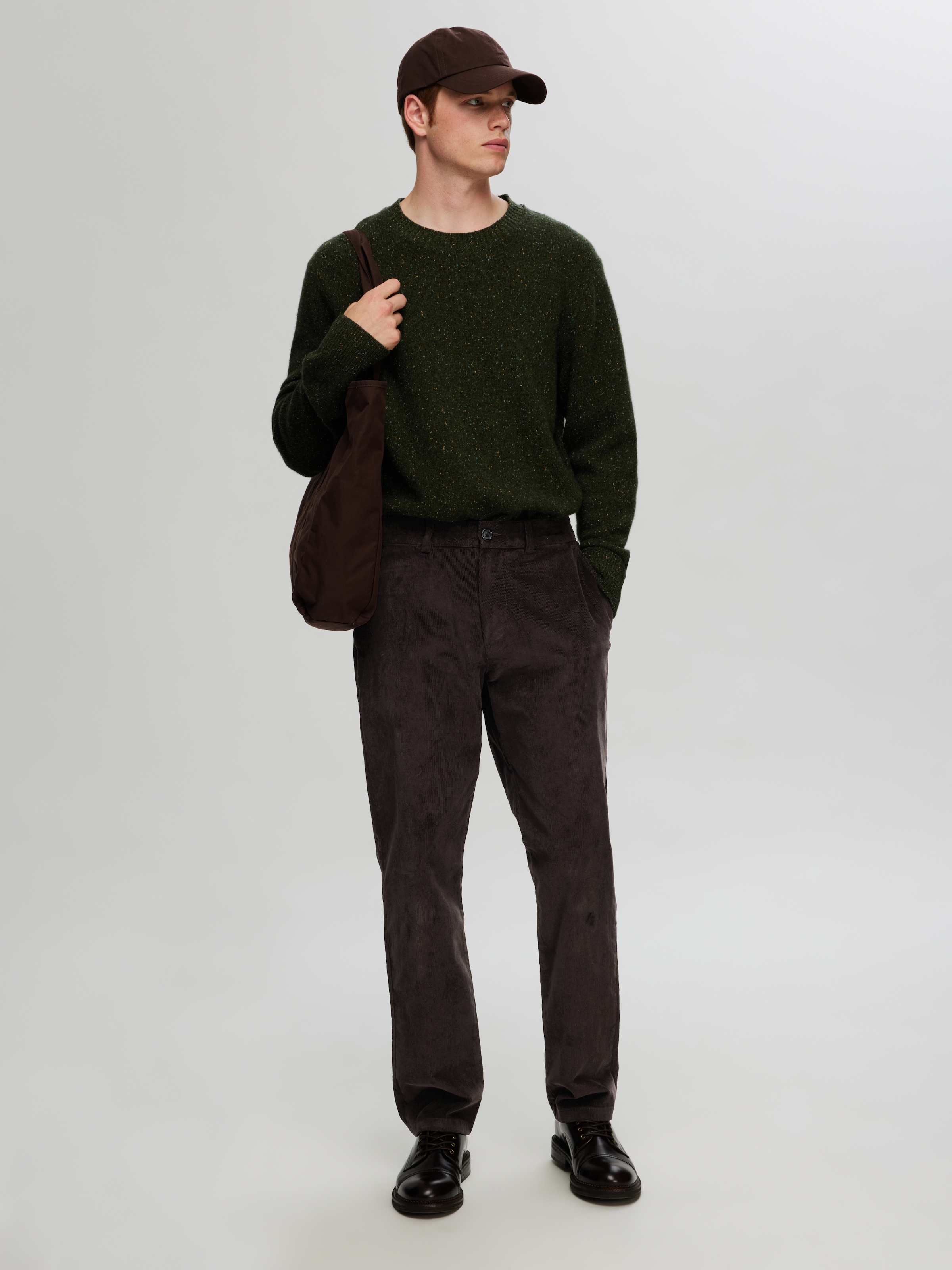 SELECTED HOMME Cordhose »SLH196-STRAIGHT MILES CORD PANT W NOOS«