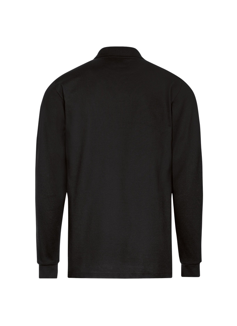 Trigema Poloshirt »TRIGEMA Langarm Poloshirt mit Armbündchen«, (1 tlg.)