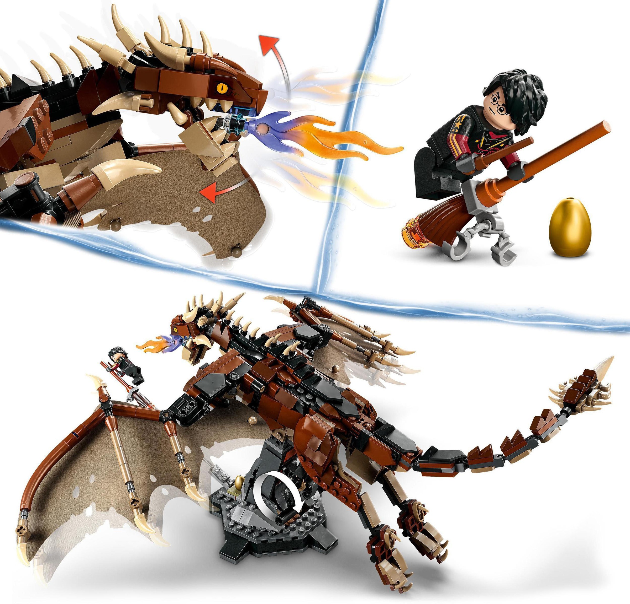 LEGO® Konstruktionsspielsteine »Ungarischer Hornschwanz (76406), LEGO® Harry Potter™«, (671 St.), Made in Europe