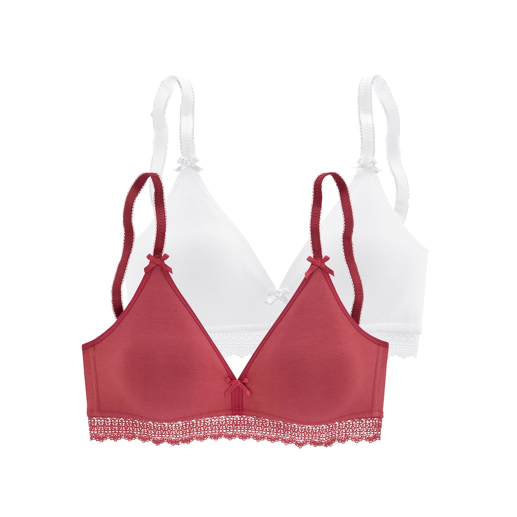 petite fleur Bralette-BH, (Packung, 2 Stück)