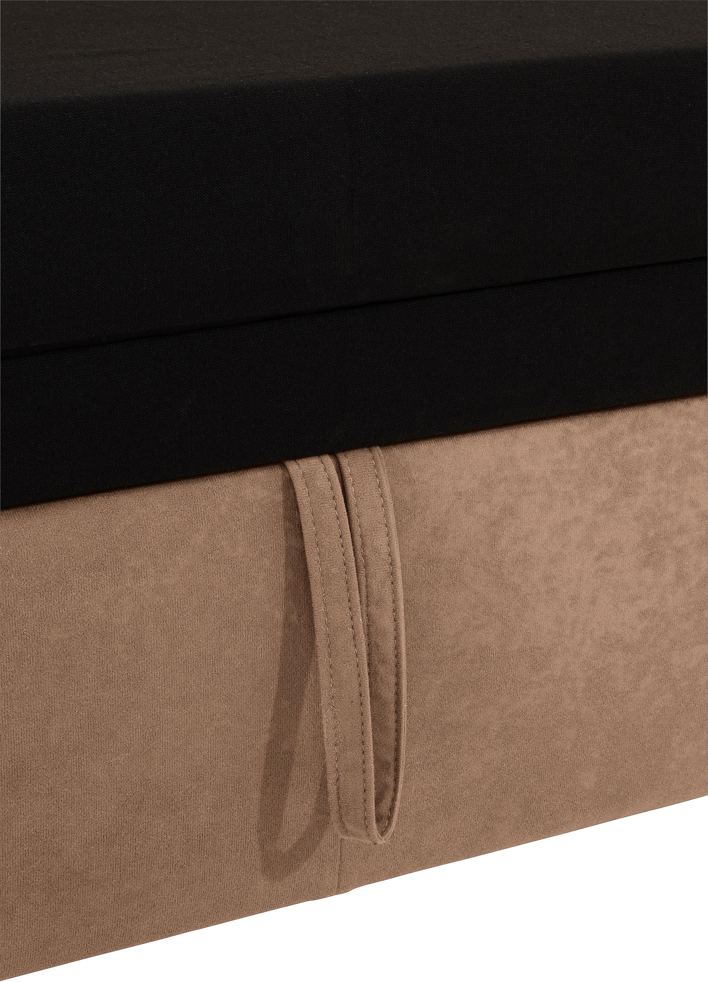 sit&more Ecksofa »Pisa L-Form«, mit Federkern, wahlweise mit Bettfunktion