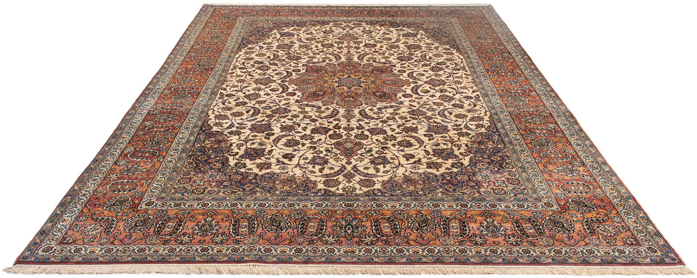 morgenland Orientteppich »Perser - Isfahan - Premium - 362 x 255 cm - beige günstig online kaufen