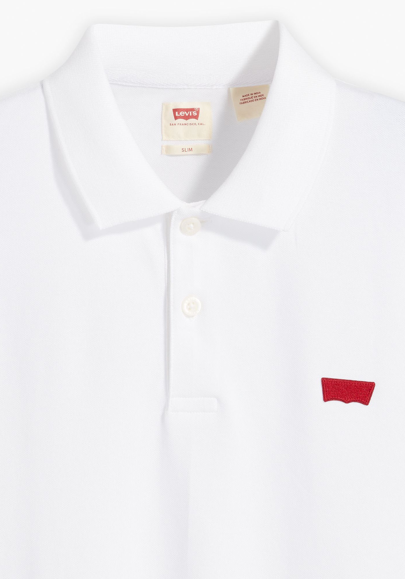 Levi's® Langarm-Poloshirt, mit Logo Stickerei