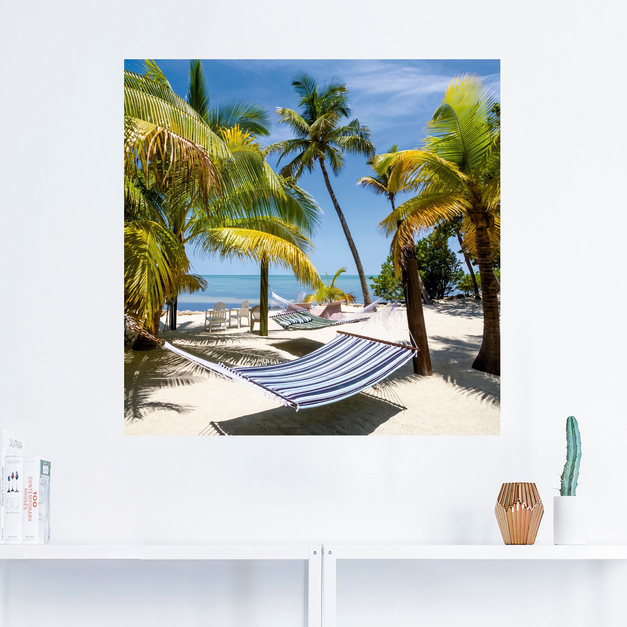 Artland Wandfolie »Florida Wellness«, Strand, (1 St.), selbstklebend günstig online kaufen