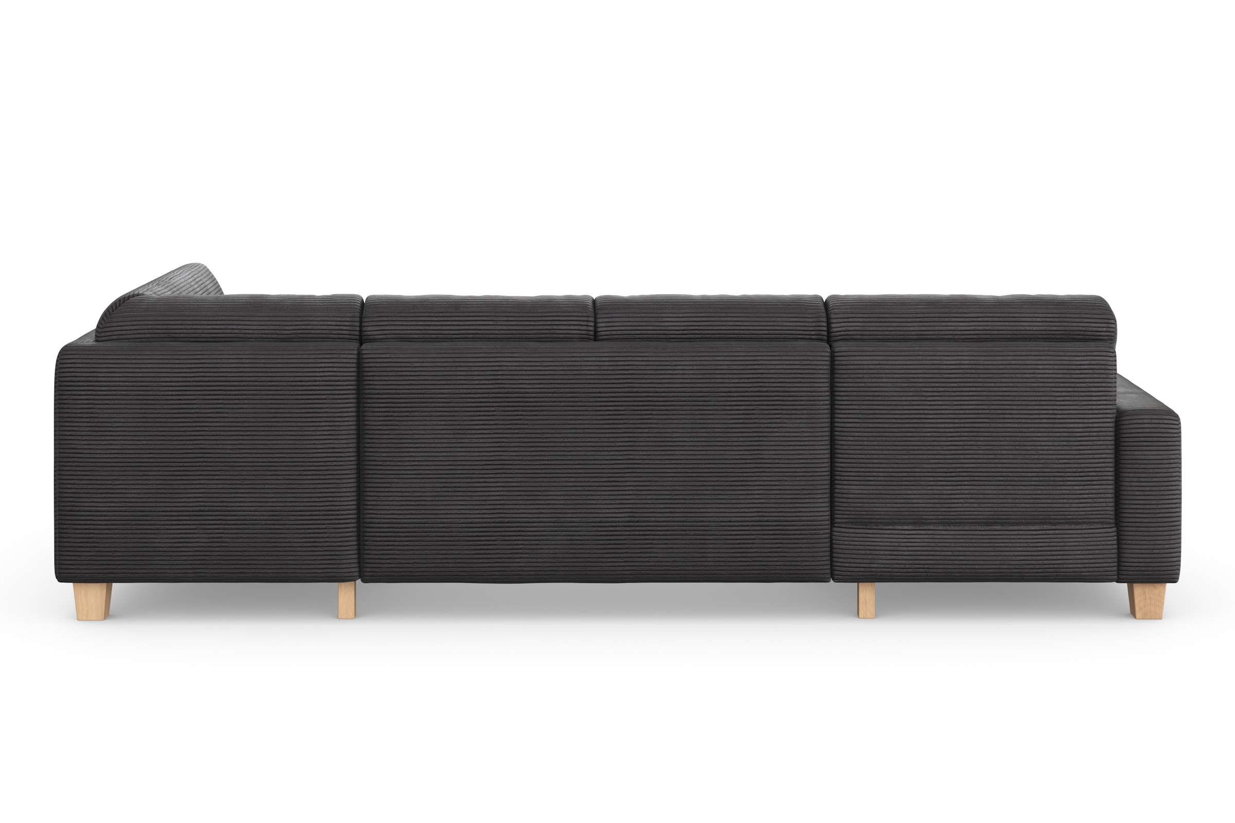 Home affaire Wohnlandschaft »Summer U-Form«, mit oder ohne Bettfunktion und Bettkasten, Cord-Bezug