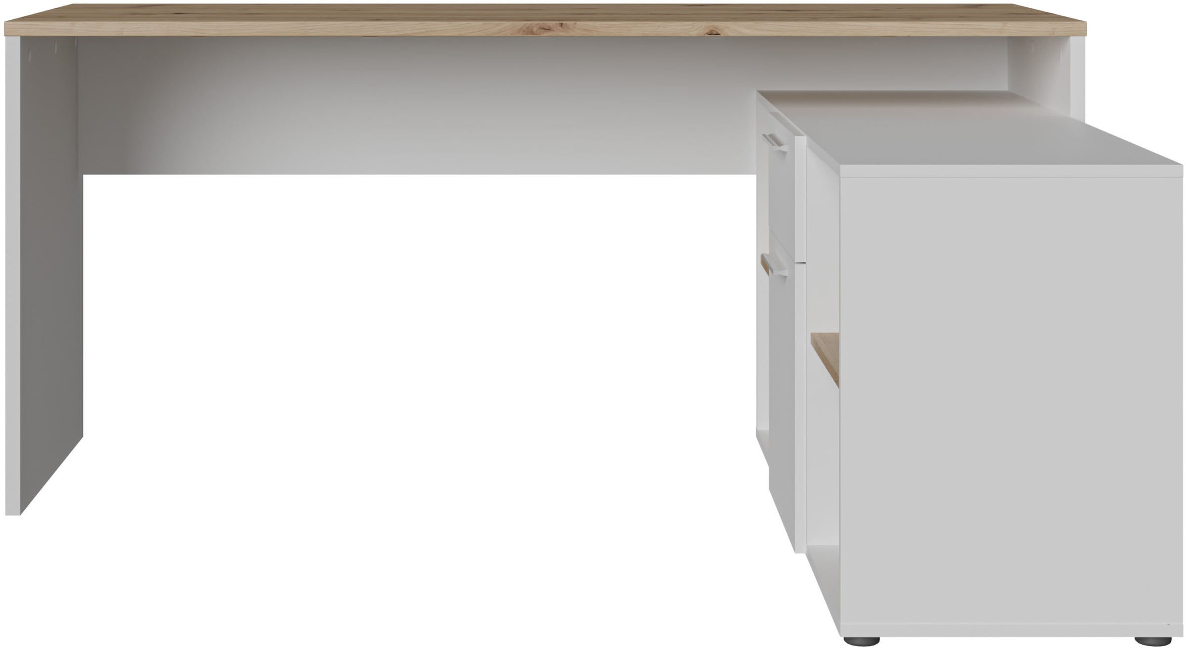 FORTE Eckschreibtisch »Contra Costa« B/H/T 160/73,5/128 cm, Über-Eck-Lösung günstig online kaufen