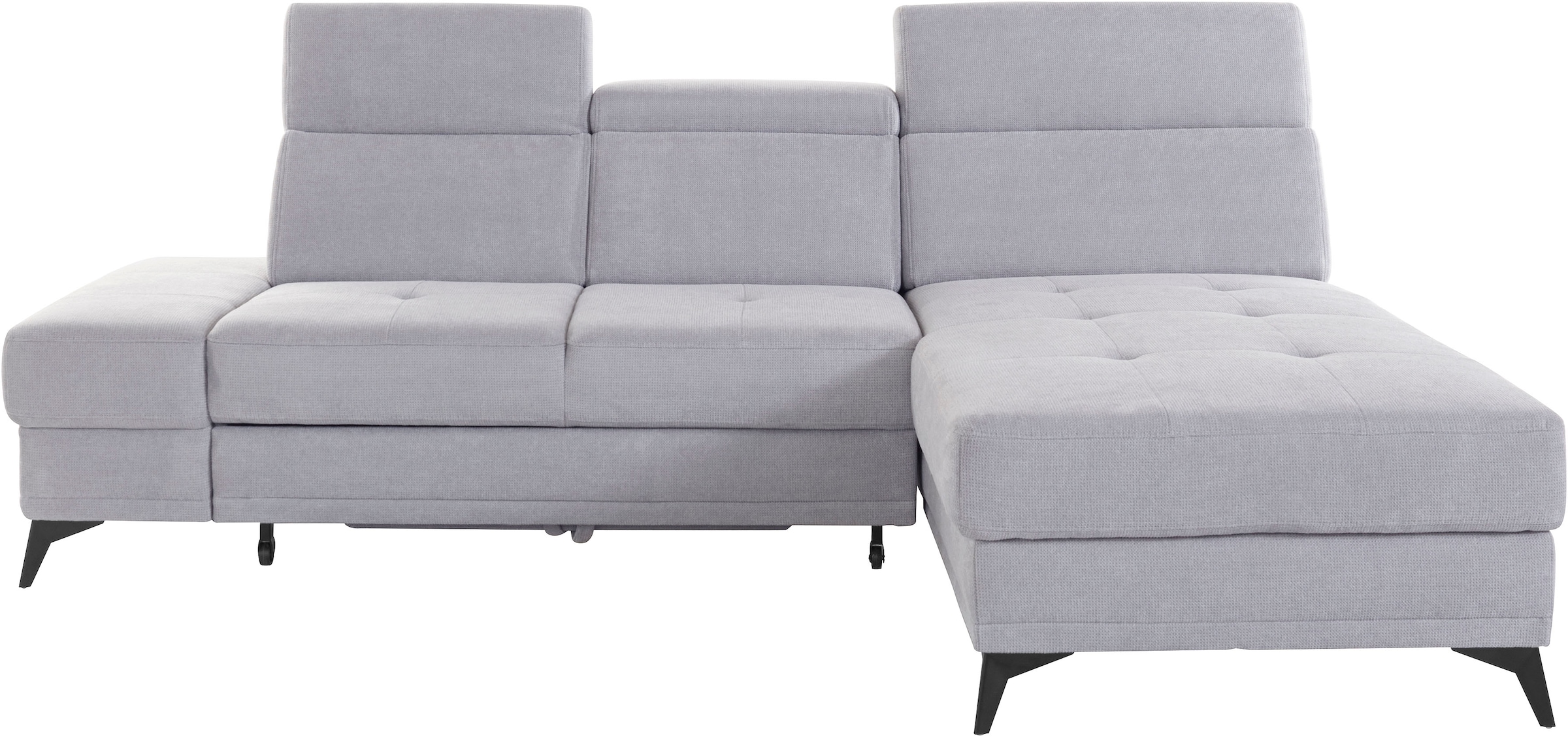 Home affaire Ecksofa »Cardiz L-Form« inkl.Kopfteilverstellung und Federkern günstig online kaufen