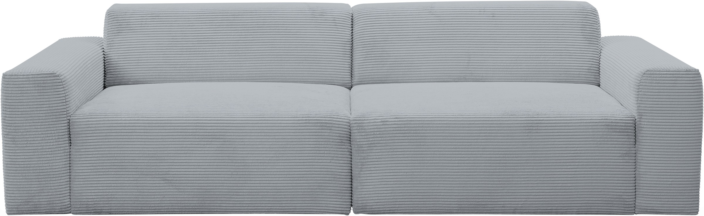 WERK2 Sofa »Zeus 3-Sitzer, Big-Sofa, Breite 256cm, Tiefe 105cm, modern und bequem«, Curvy Trend 3-Sitzer mit urbaner Optik