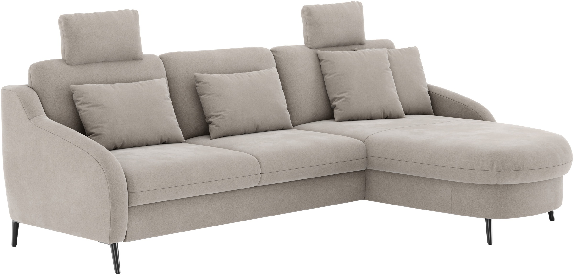 sit&more Ecksofa »Soul L-Form«, wahlweise mit Bettfunktion