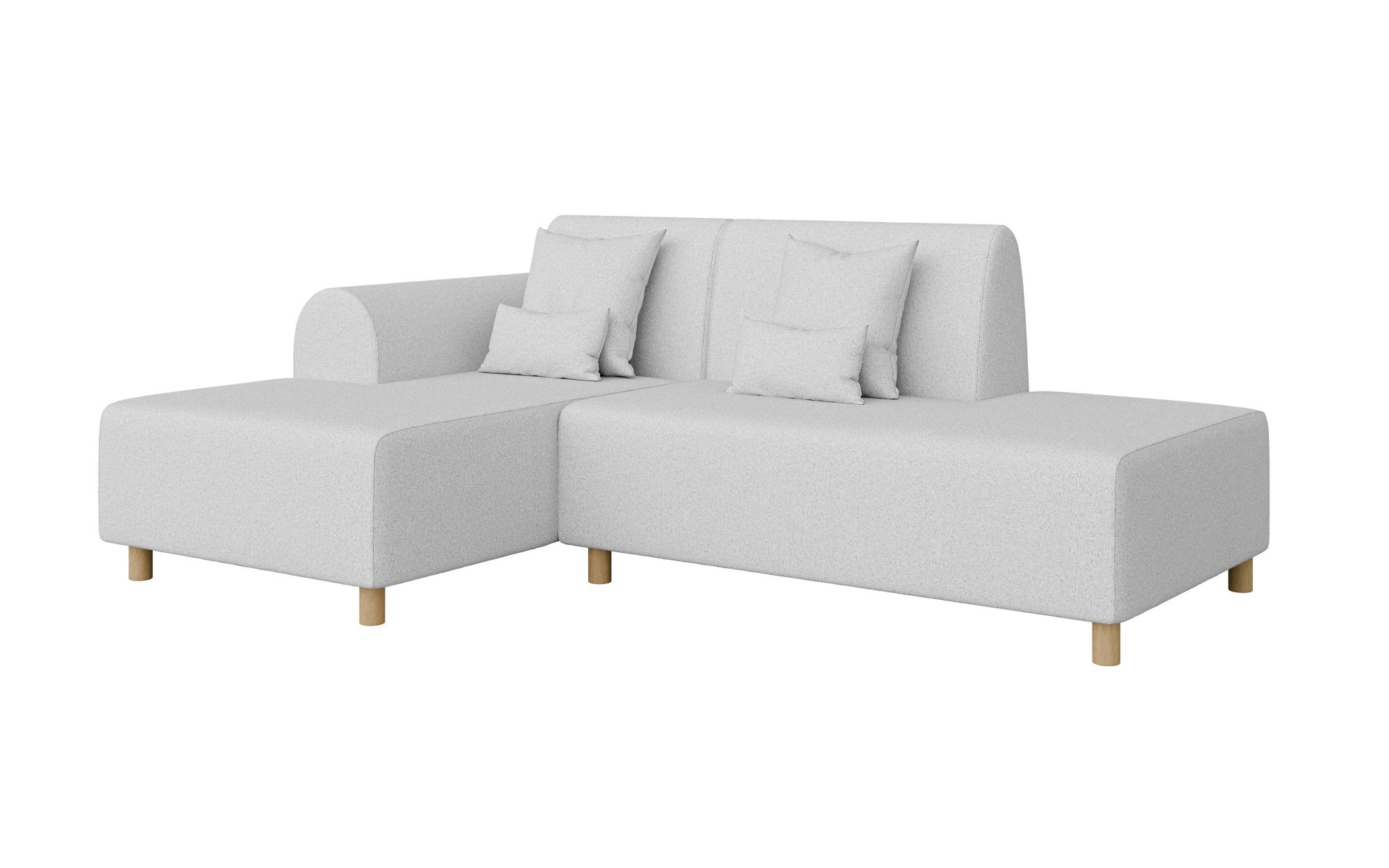 INOSIGN Ecksofa »Suyala«, L-Form mit Hocker