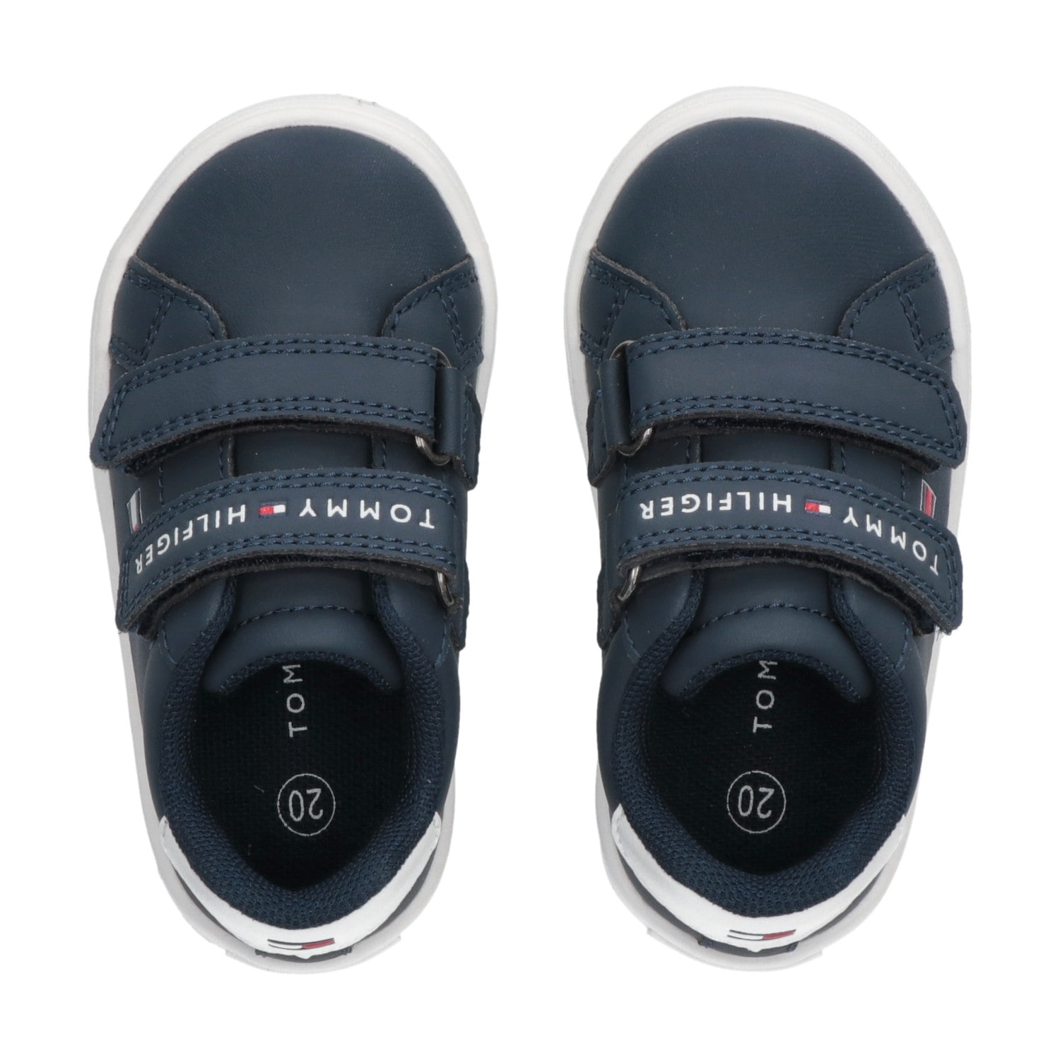 Tommy Hilfiger Sneaker, Klettschuh, Freizeitschuh mit Logoverzierung