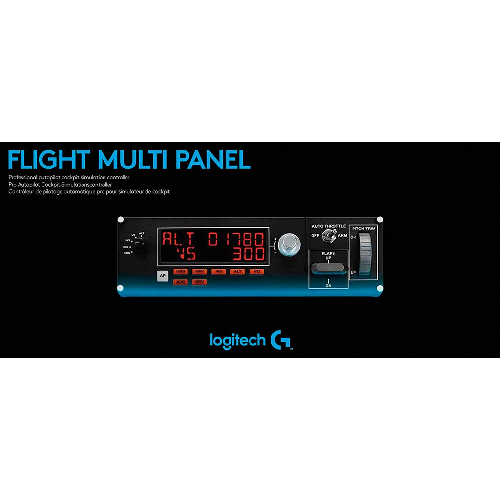 Logitech G Gaming-Adapter »Logitech G Saitek Pro Flight Multi Panel«, 1,8 cm