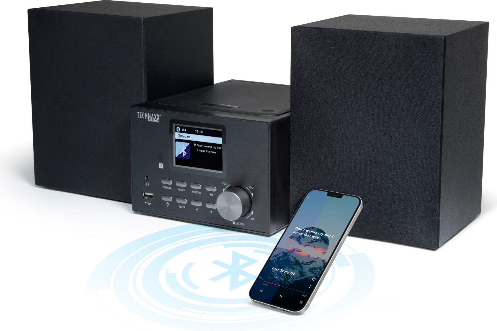 Technaxx Stereoanlage »TX-178 bestellen +)-FM-Tuner-Internetradio (Bluetooth-WLAN (DAB online 20 W) Internet-«, Digitalradio