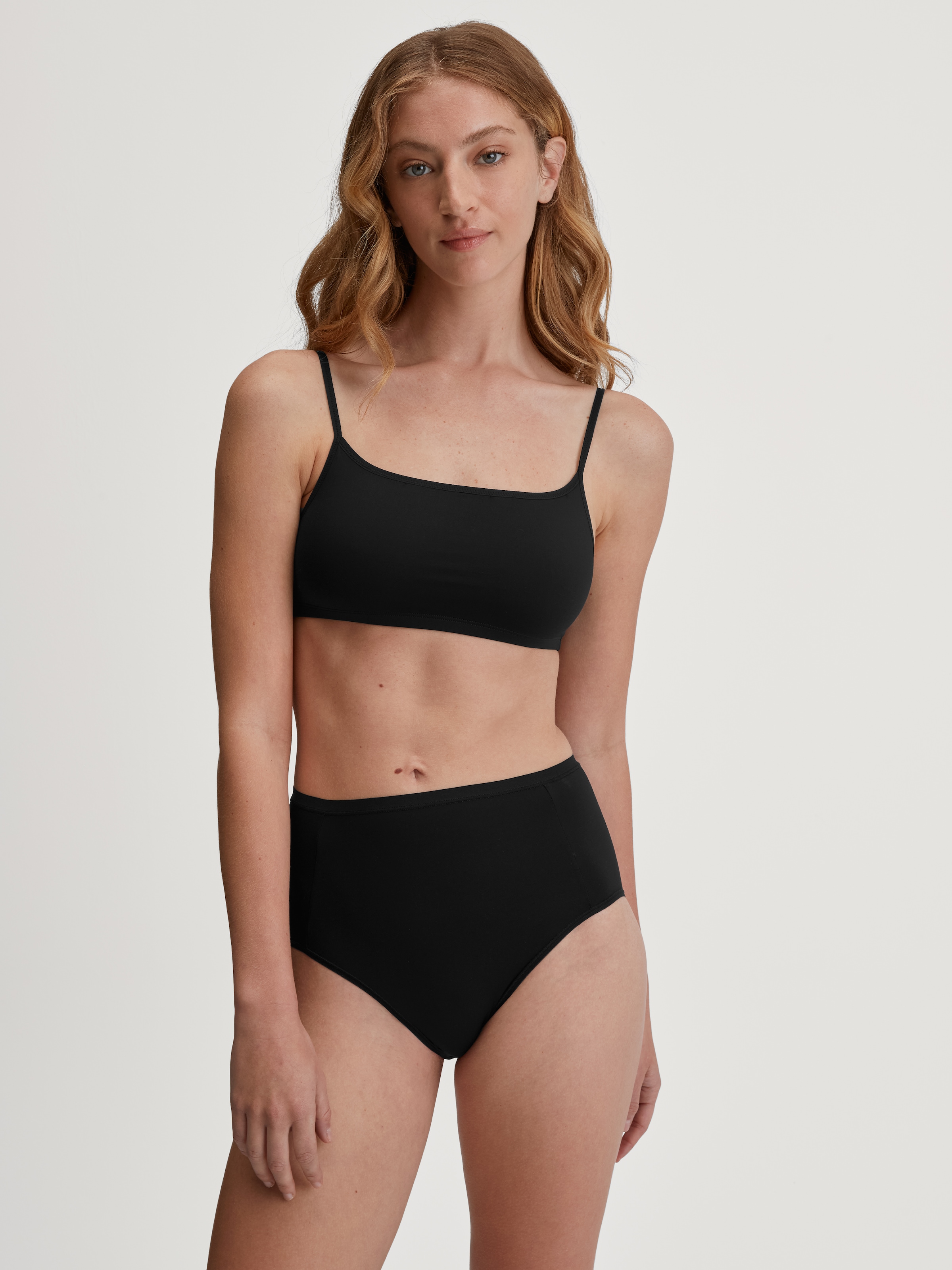 CALIDA Slip »Sleek Skin« elastischer Bund, hoher Schnitt, Single Jersey