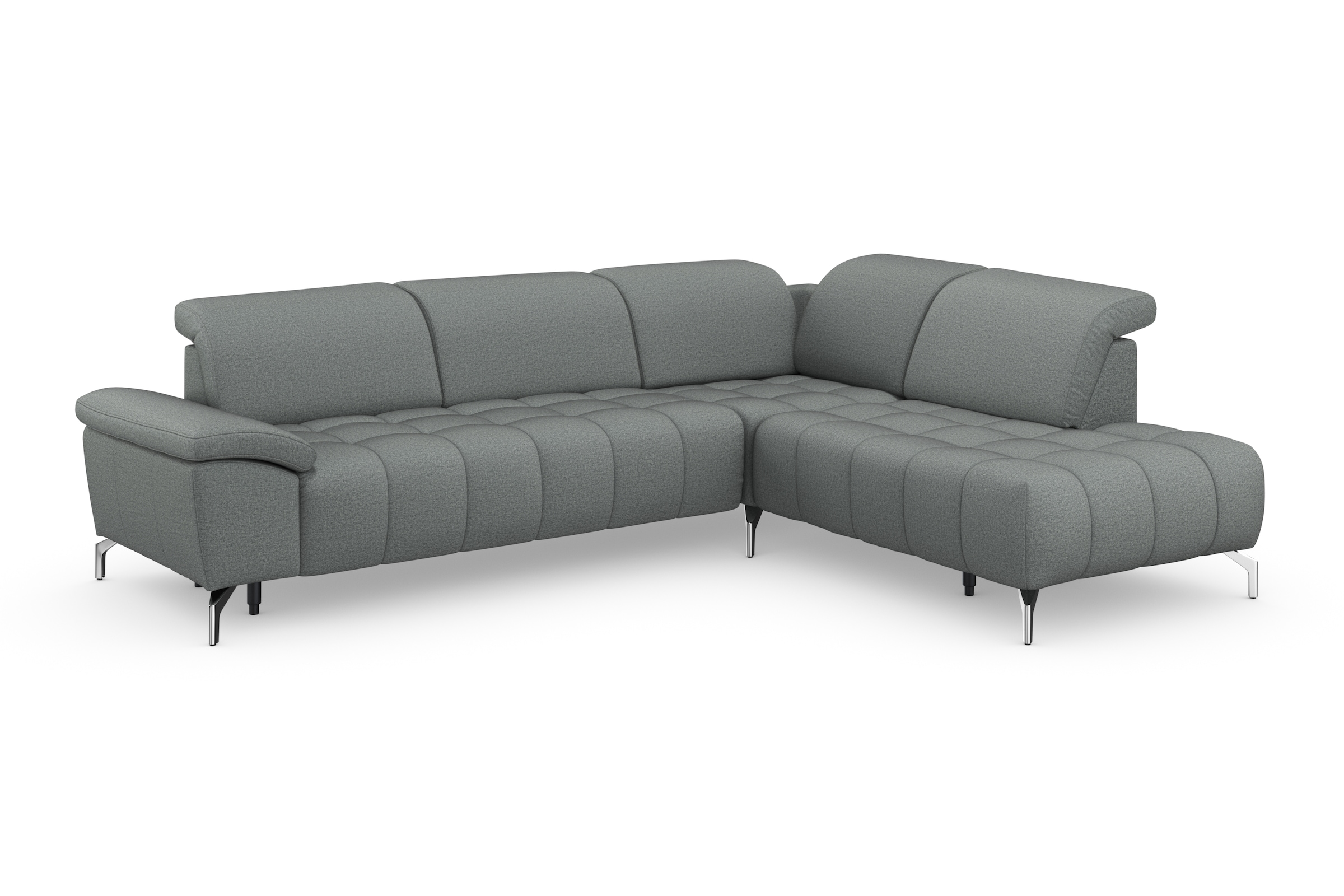 sit&more Ecksofa »Cool L-Form«, wahlweise mit Kopfteilverstellung und Vorziehsitz, motorisch