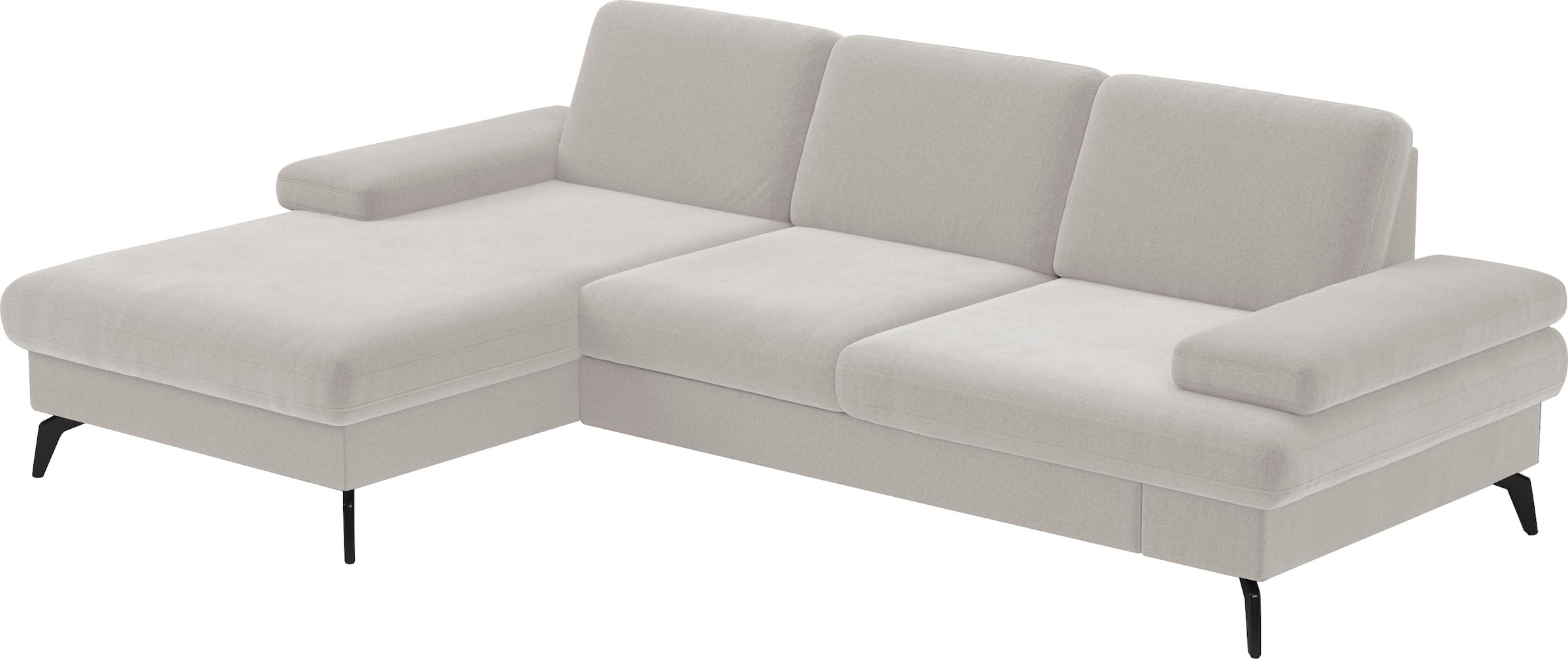 sit&more Ecksofa »Morris L-Form, inkl. Sitztiefenverstellung« wahlweise mit Armteilverstellung, Bettfunktion & Bettkasten