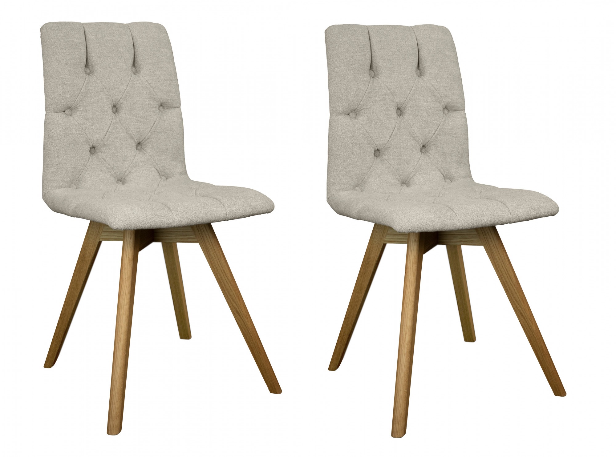 andas Esszimmerstuhl »Rania«, (Set), 2 St., Microfaser, Massivholzgestell, günstig online kaufen