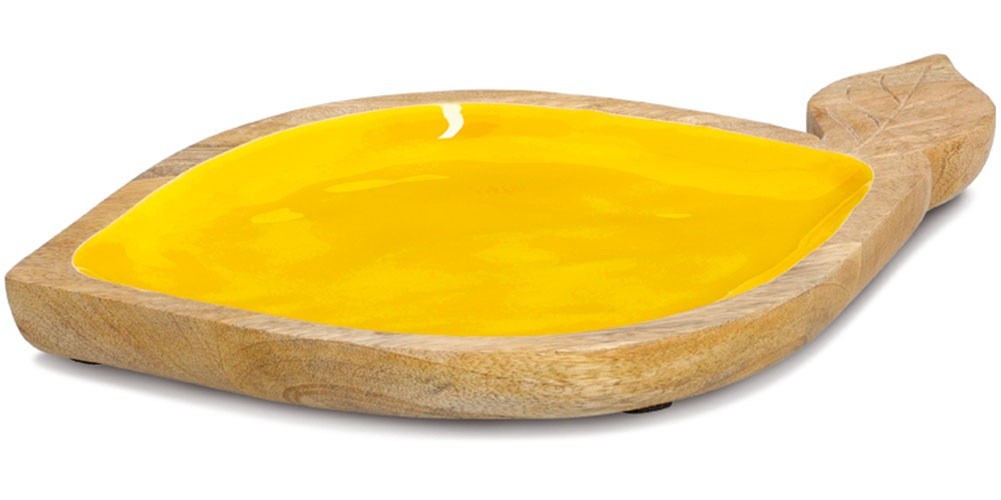 Zeller Present Servierschale »Obstschale "Lemon", Mangoholz« aus Massivholz günstig online kaufen
