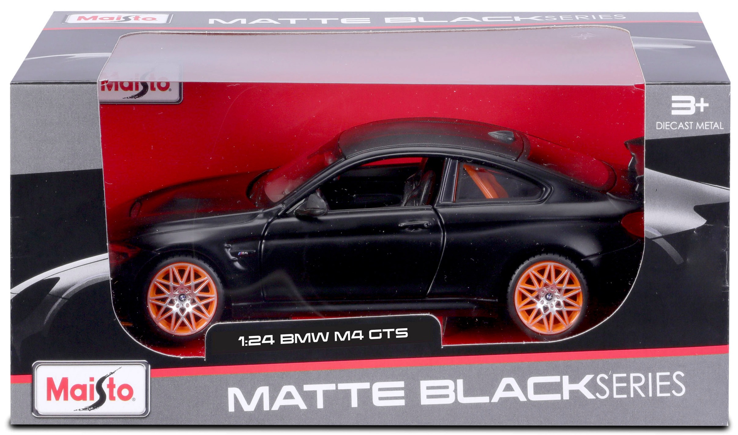 Maisto® Sammlerauto »1:24 BMW M4 GTS, mattschwarz«, 1:24