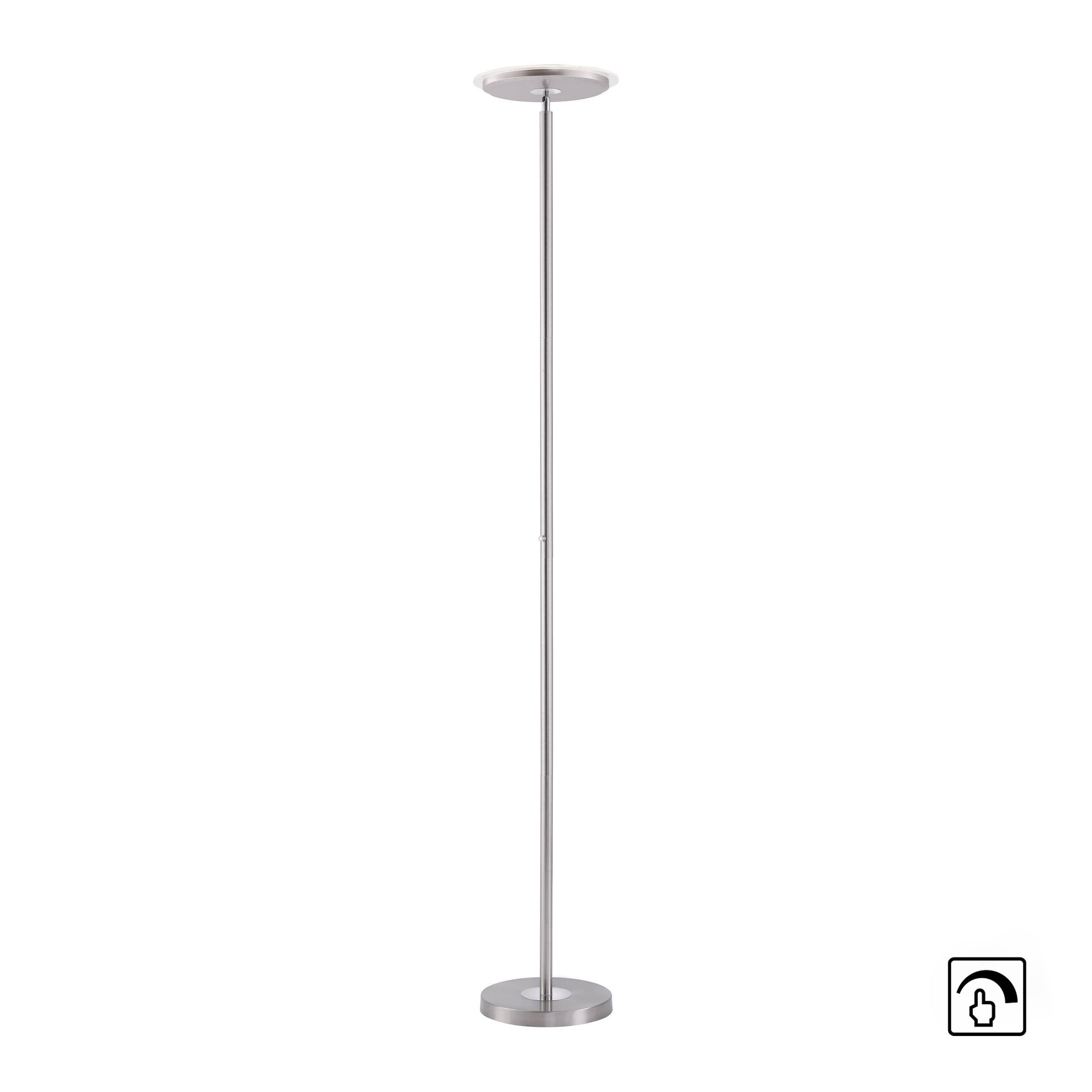 JUST LIGHT Stehlampe »HANS«, 1 flammig, Leuchtmittel LED-Board | LED fest integriert, LED, dimmbar über Touchdimmer