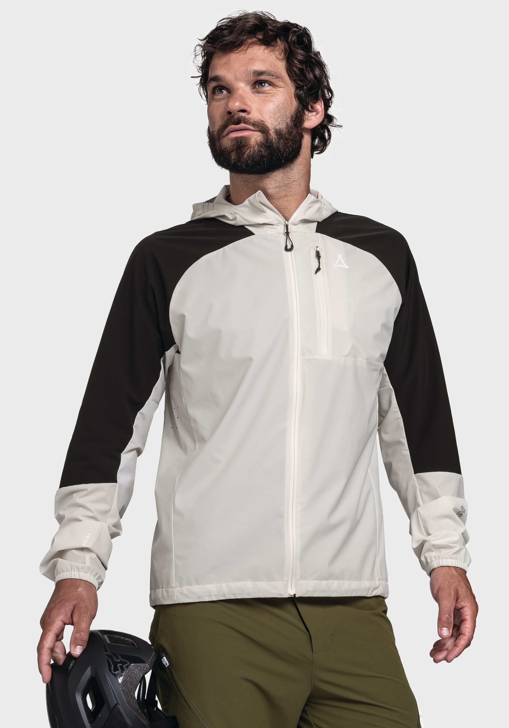 Schöffel Outdoorjacke »Bike Hybrid Jk Style Mamry MNS« mit Kapuze