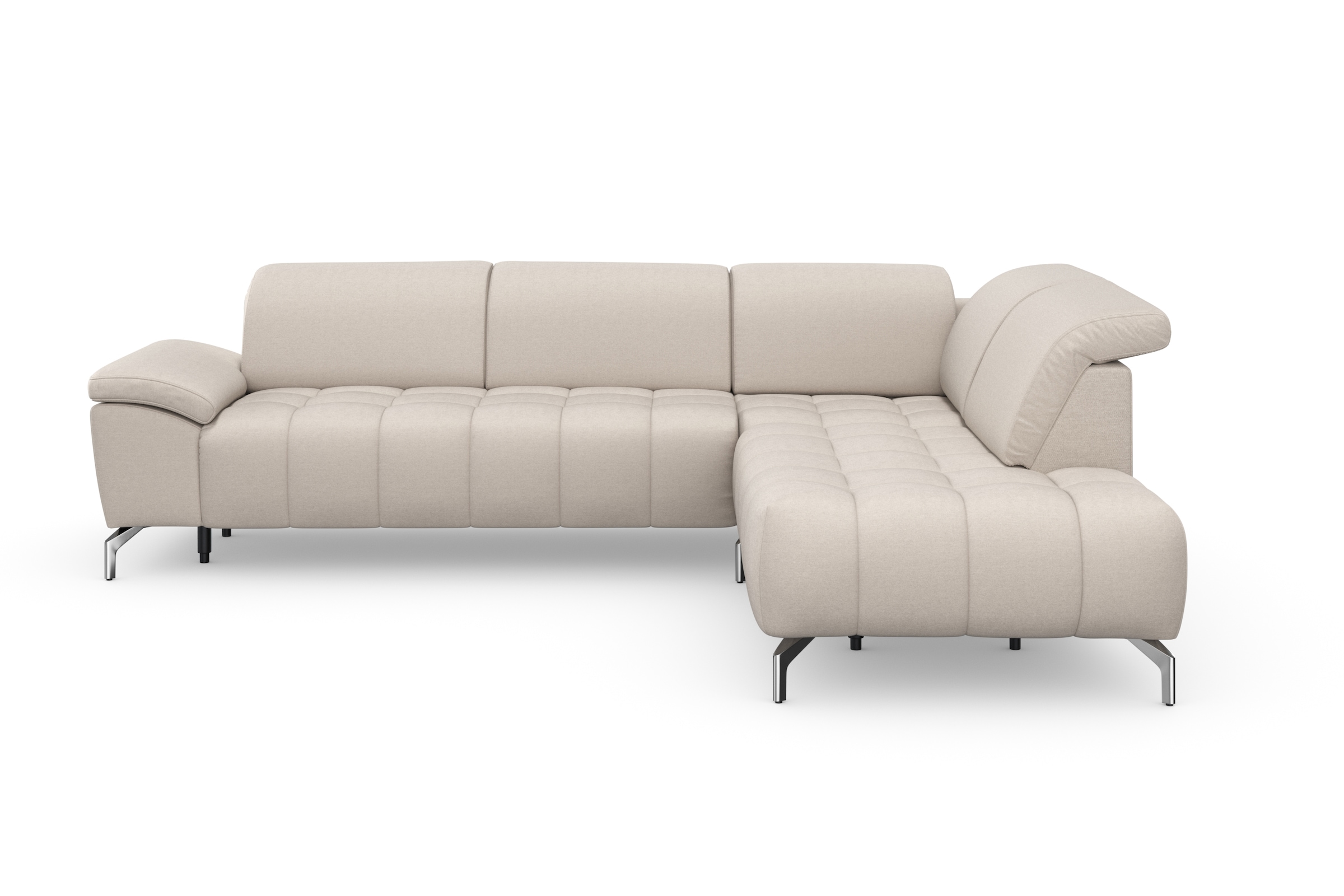 sit&more Ecksofa »Cool L-Form«, wahlweise mit Kopfteilverstellung und Vorzi günstig online kaufen