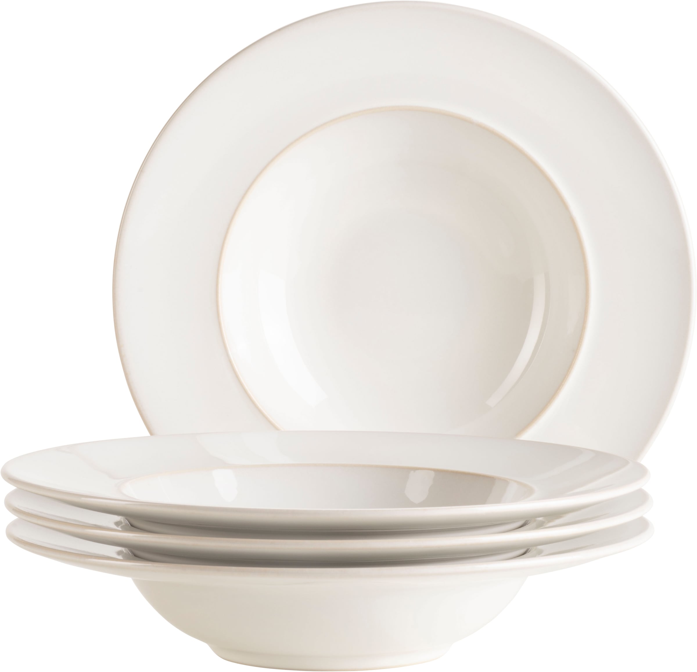 MÄSER Pastateller »UNICO, Pastateller Set, Steinzeug«