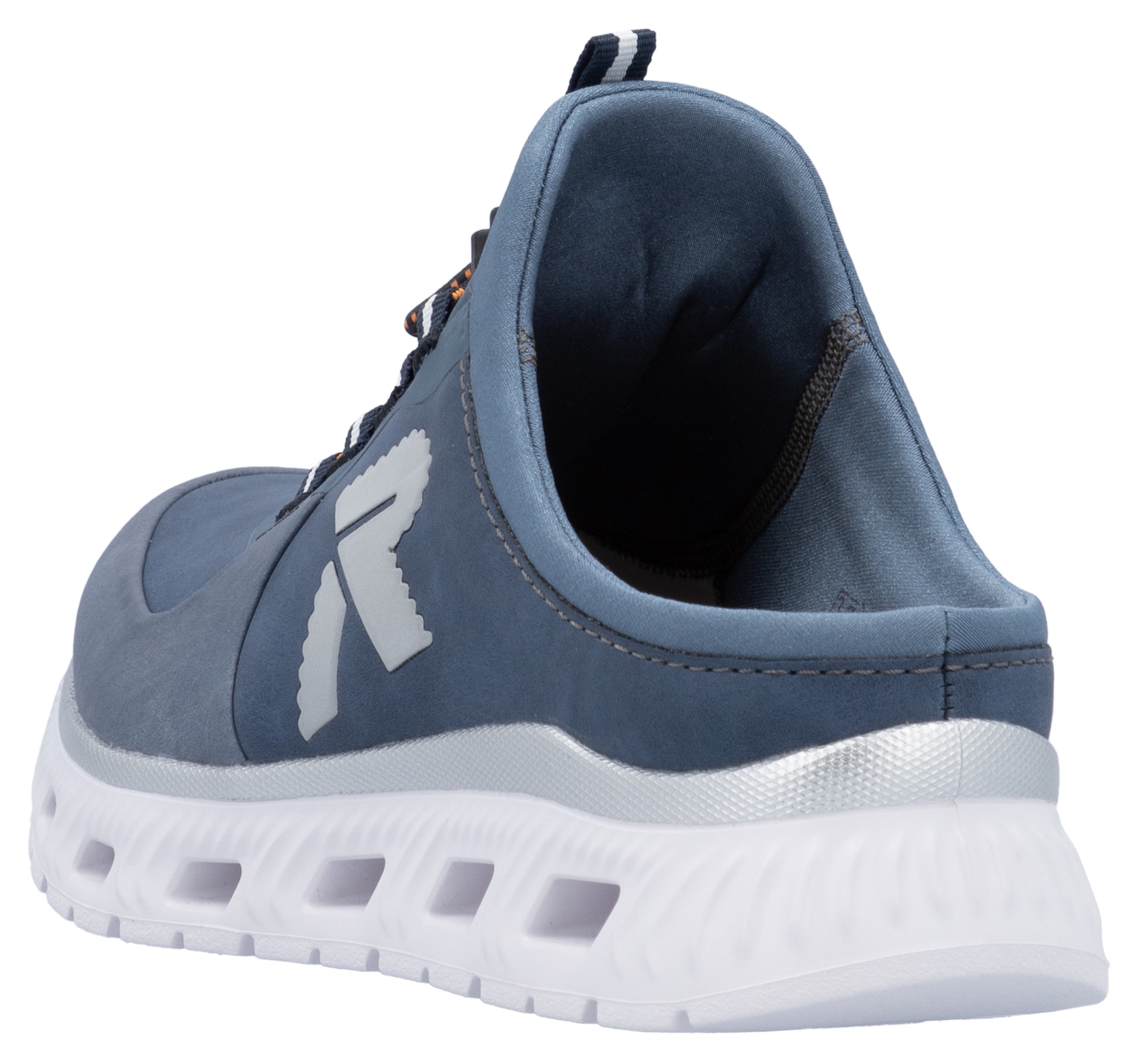 RIEKER Sport Clog, Schlupfschuh, Sabot, Sneaker mit aufgesetztem Schnellverschluss