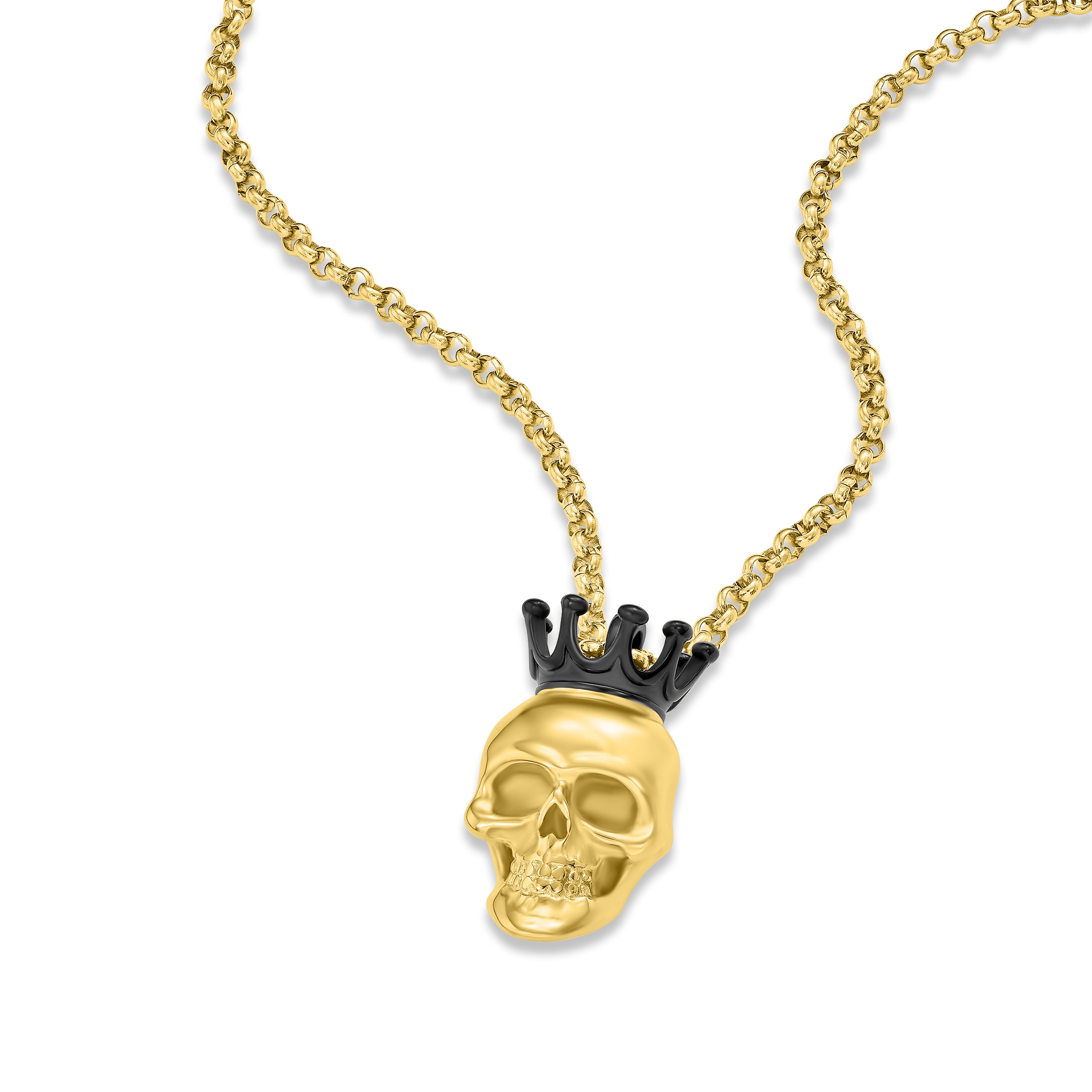 Police Kette mit Anhänger »Iconic Skull Totenkopf«