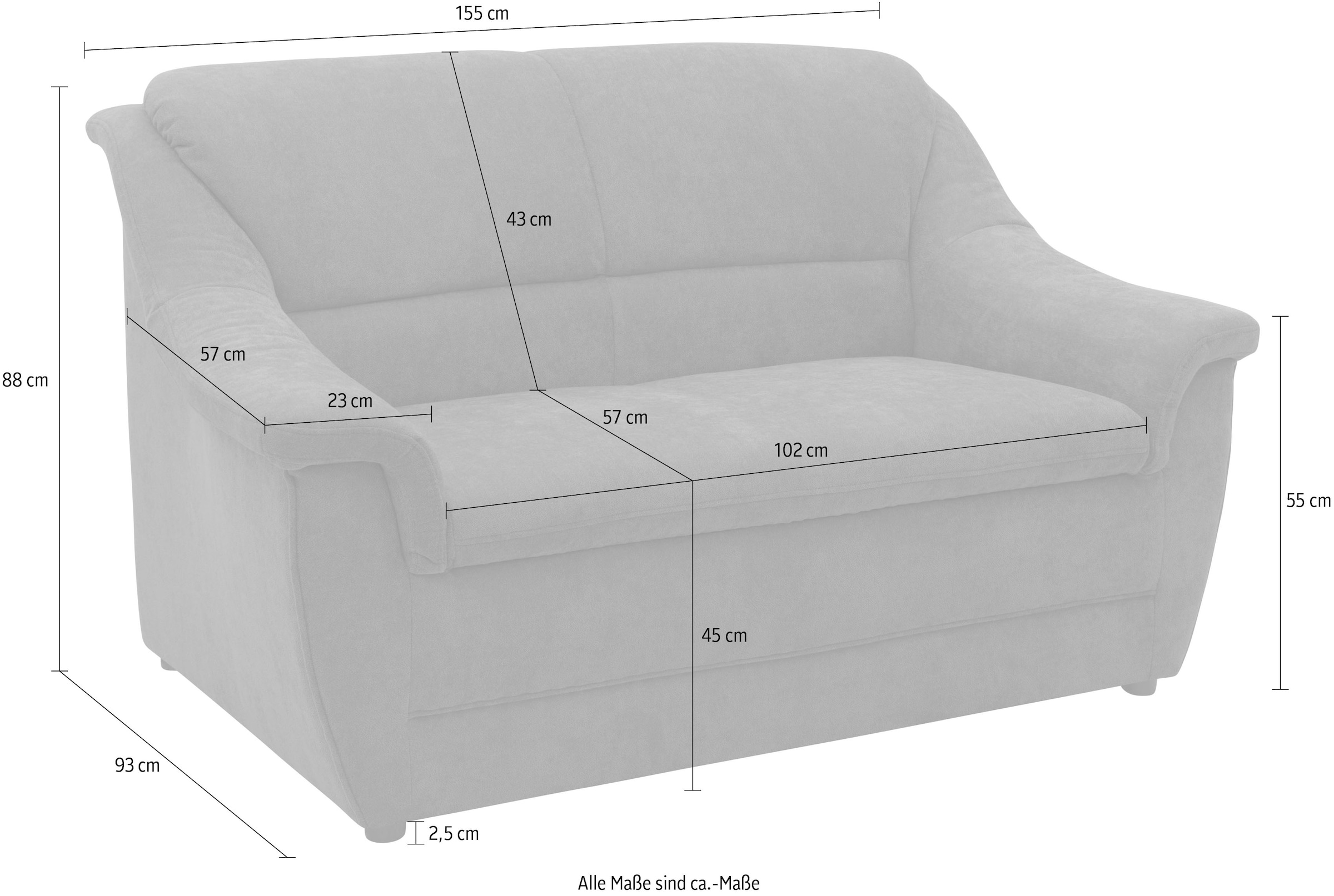 DOMO collection 2-Sitzer »Lale«
