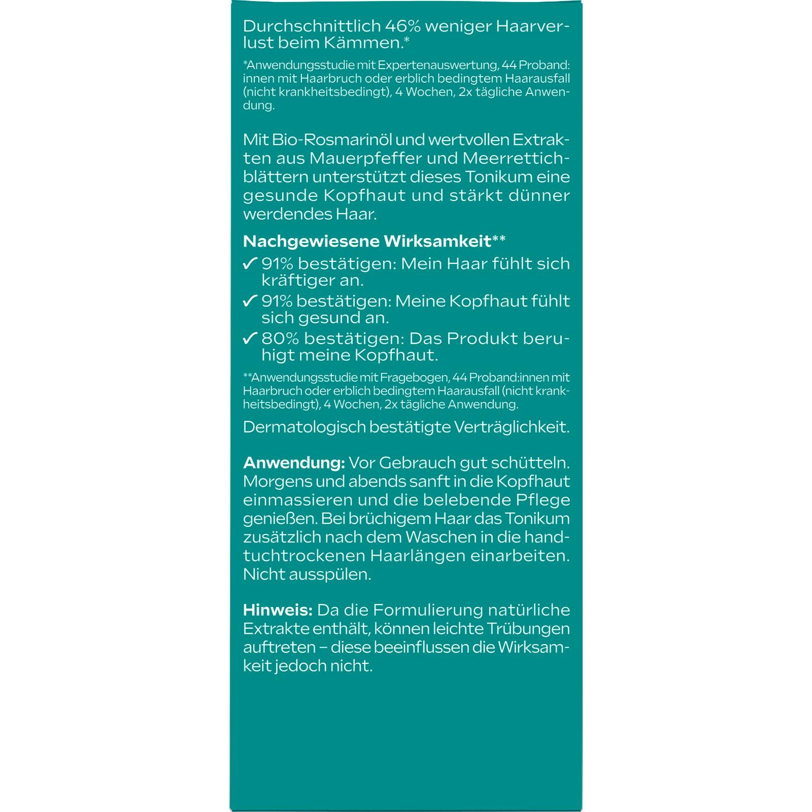 WELEDA Haartonikum »BELEBENDES HAAR-TONIKUM« mit Rosmarinöl