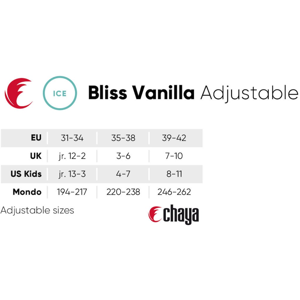 Chaya Schlittschuhe »Bliss Kids Vanilla«