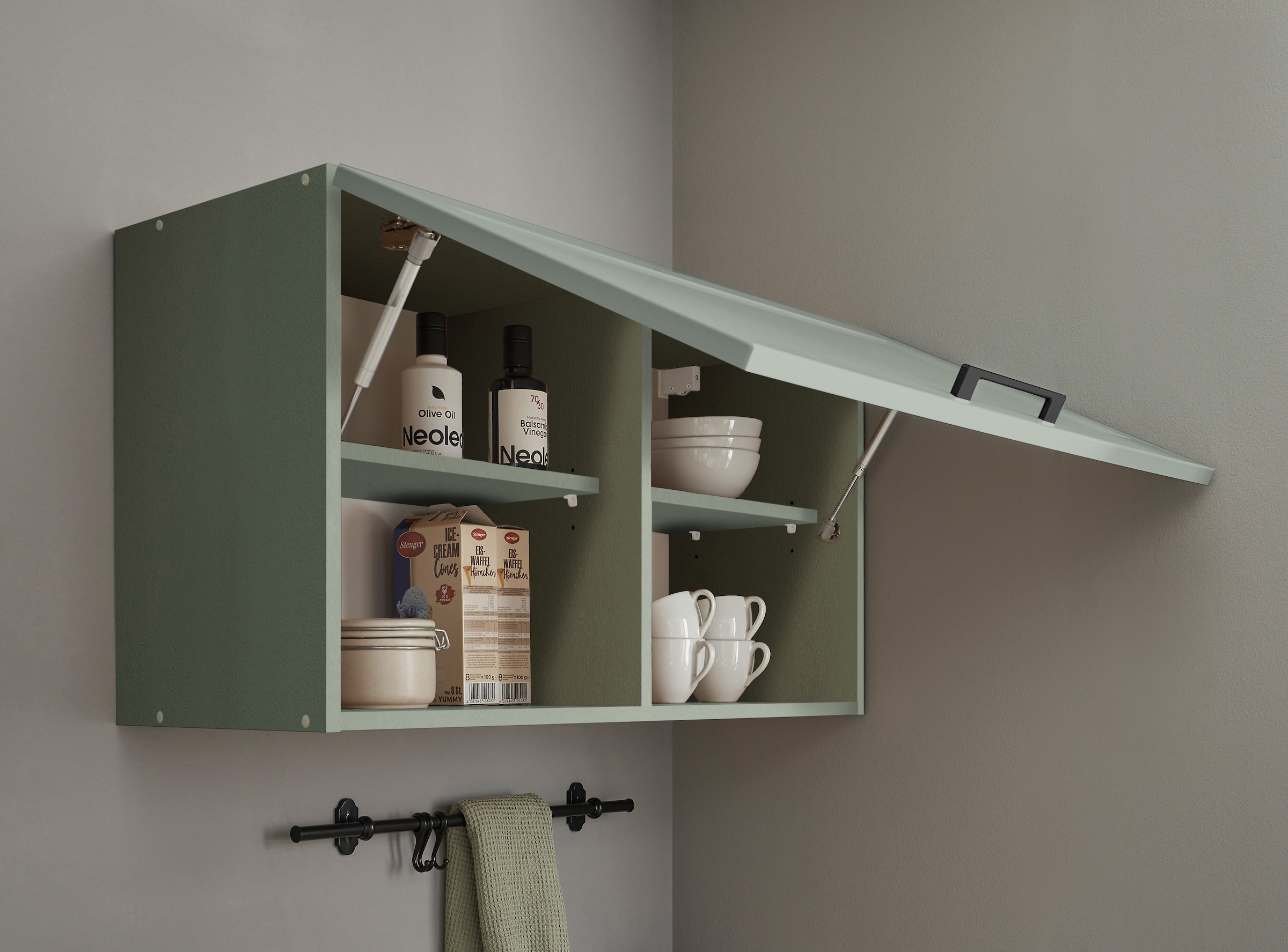 BASIC by Balculina Winkelküche »Marsi«, Stellmaße 320x175 cm, wahlweise mit E-Geräten, mit Soft-Close-Funktion