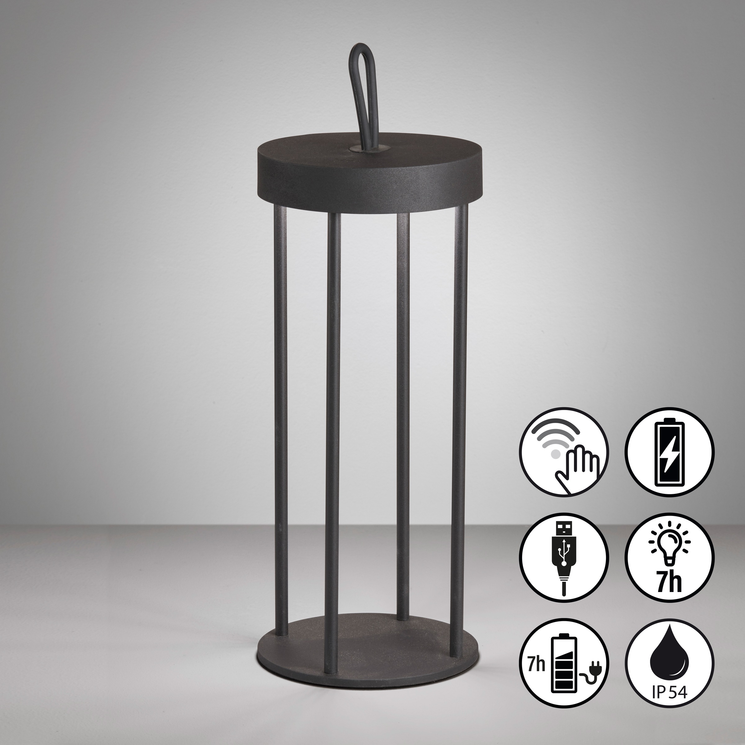 easy! BY FHL Außen-Tischleuchte »Kante«, 1 flammig, Leuchtmittel LED-Modul günstig online kaufen
