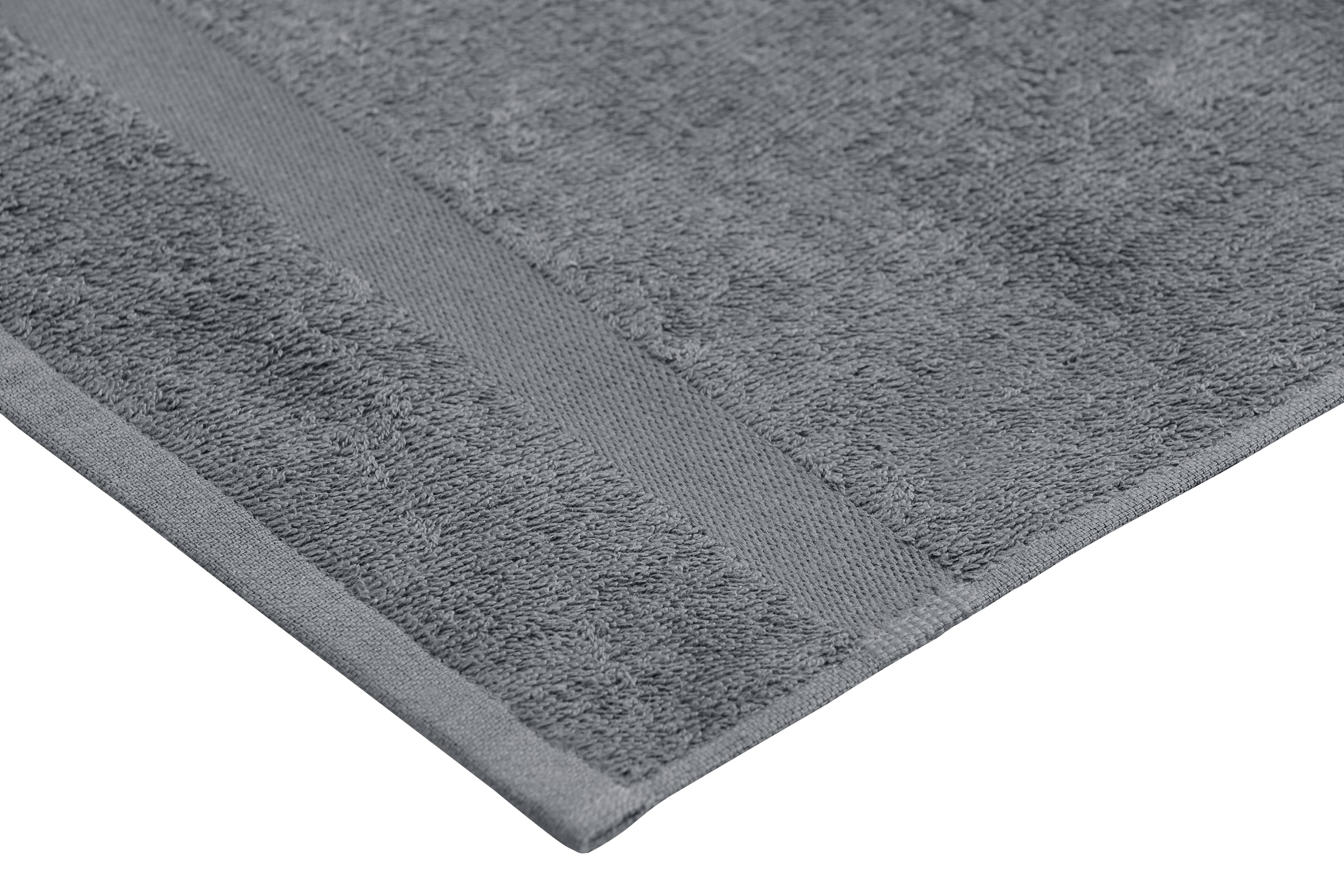 OTTO home Gaestehandtuecher »Vanessa, 8 Gästehandtücher, 30x50cm, in Standard- und Premium-Qualität« Handtücher mit Bordüre, 100% Baumwolle, einfarbig, weich