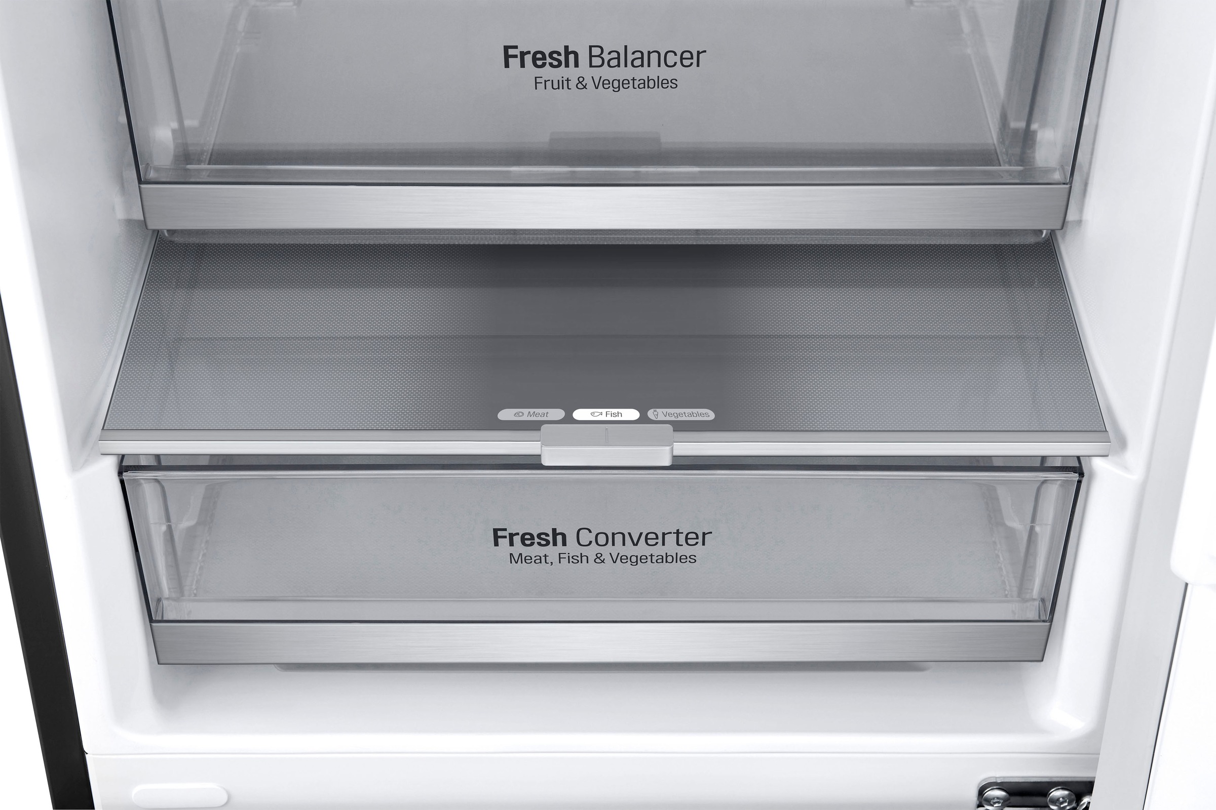 LG Kühl-/Gefrierkombination »GBB92MCB1P«, nur 99kWh Jahresverbrauch