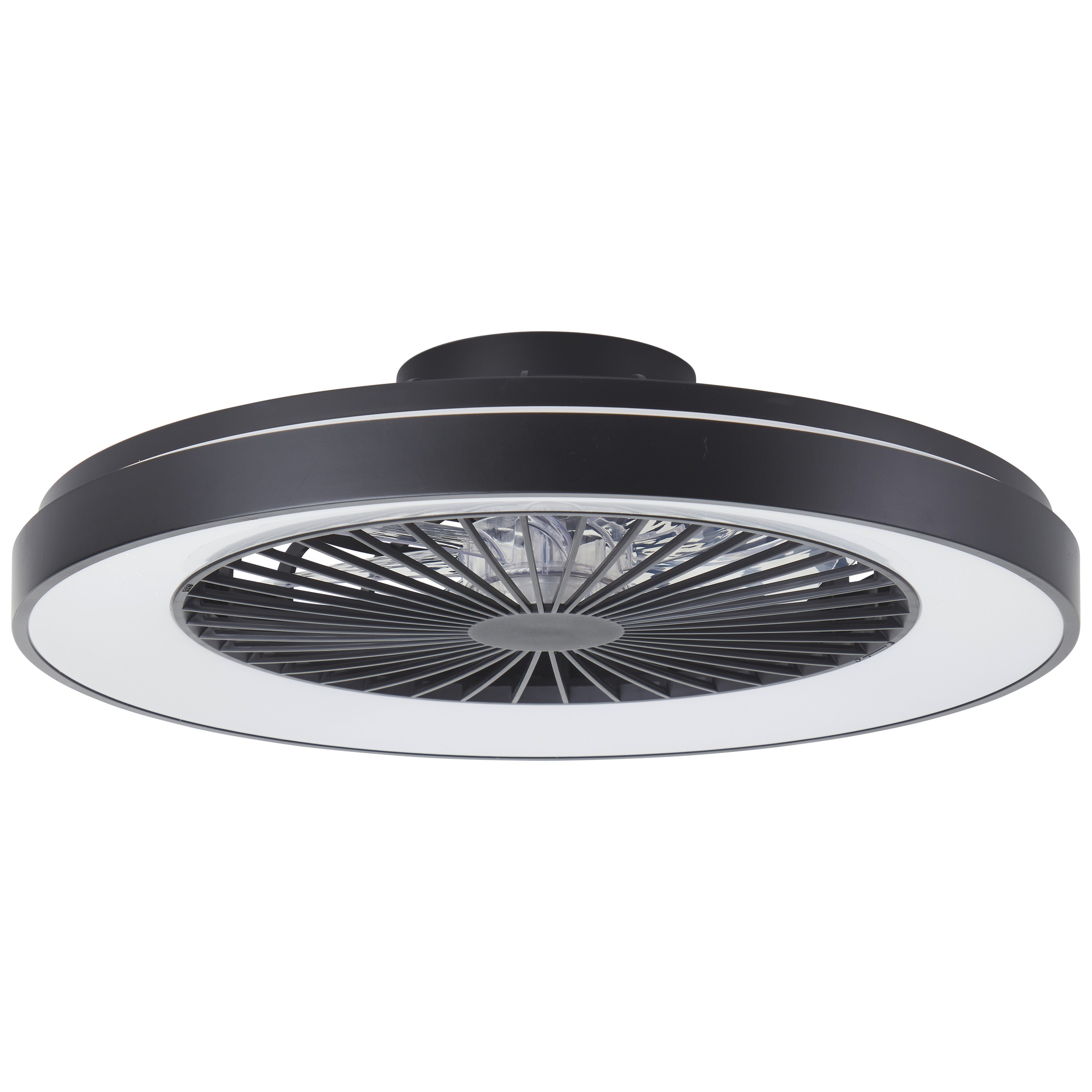 Brilliant LED Deckenleuchte »Mazzaro« LED-Modul 1 Stk. RGB | warmweiß - kaltweiß LED Ventilator, 58 cm, digitales RGB, 6800 lm, CCT, dimmbar