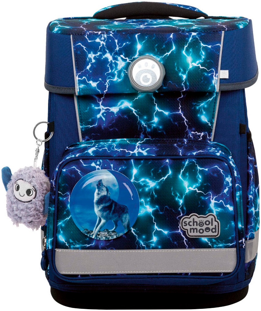 SCHOOL-MOOD® Schulranzen »Champion Pro«, retroreflektierende Flächen, mit LED-Patchy