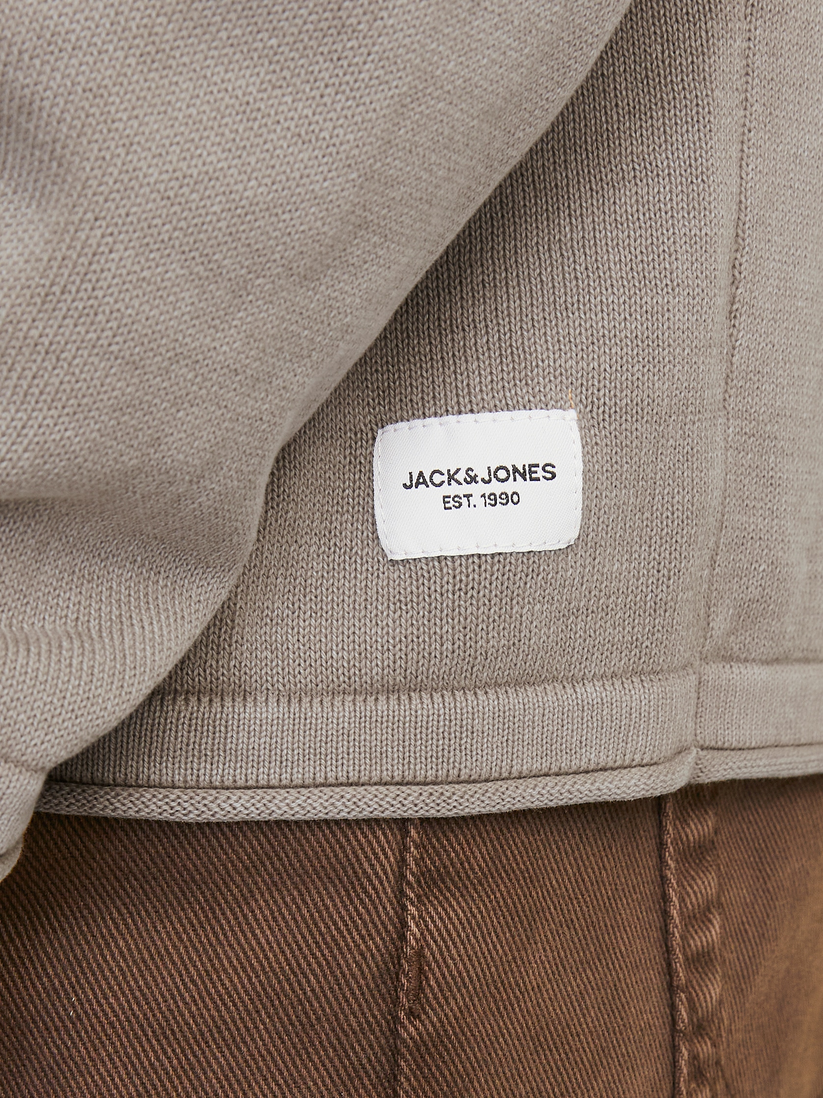 Jack & Jones Rundhalspullover »JJELEO KNIT CREW NECK NOOS« Baumwolle, regular fit