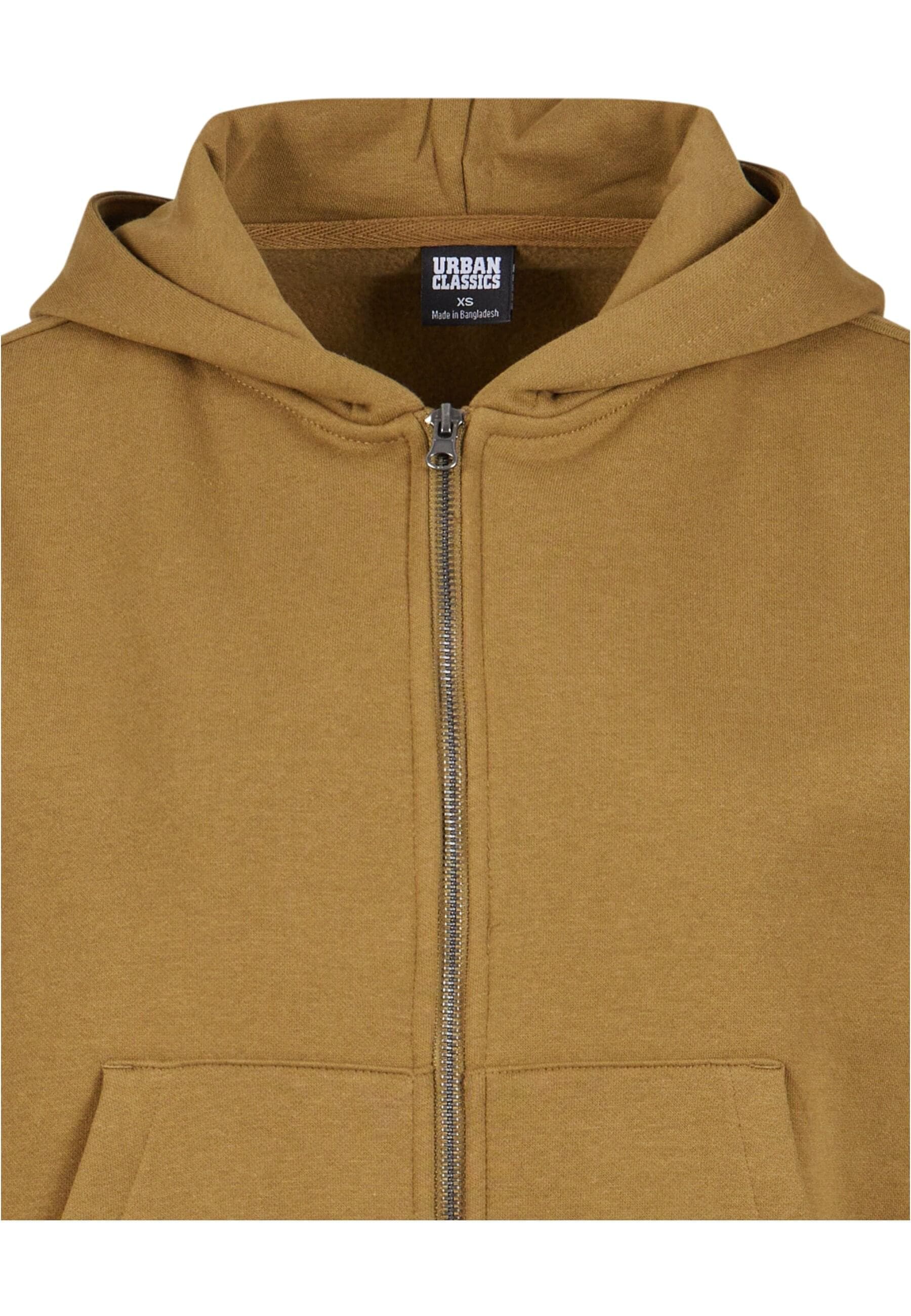 URBAN CLASSICS Sweatjacke »Urban Classics Damen Ladies Boxy Zip Hoody«