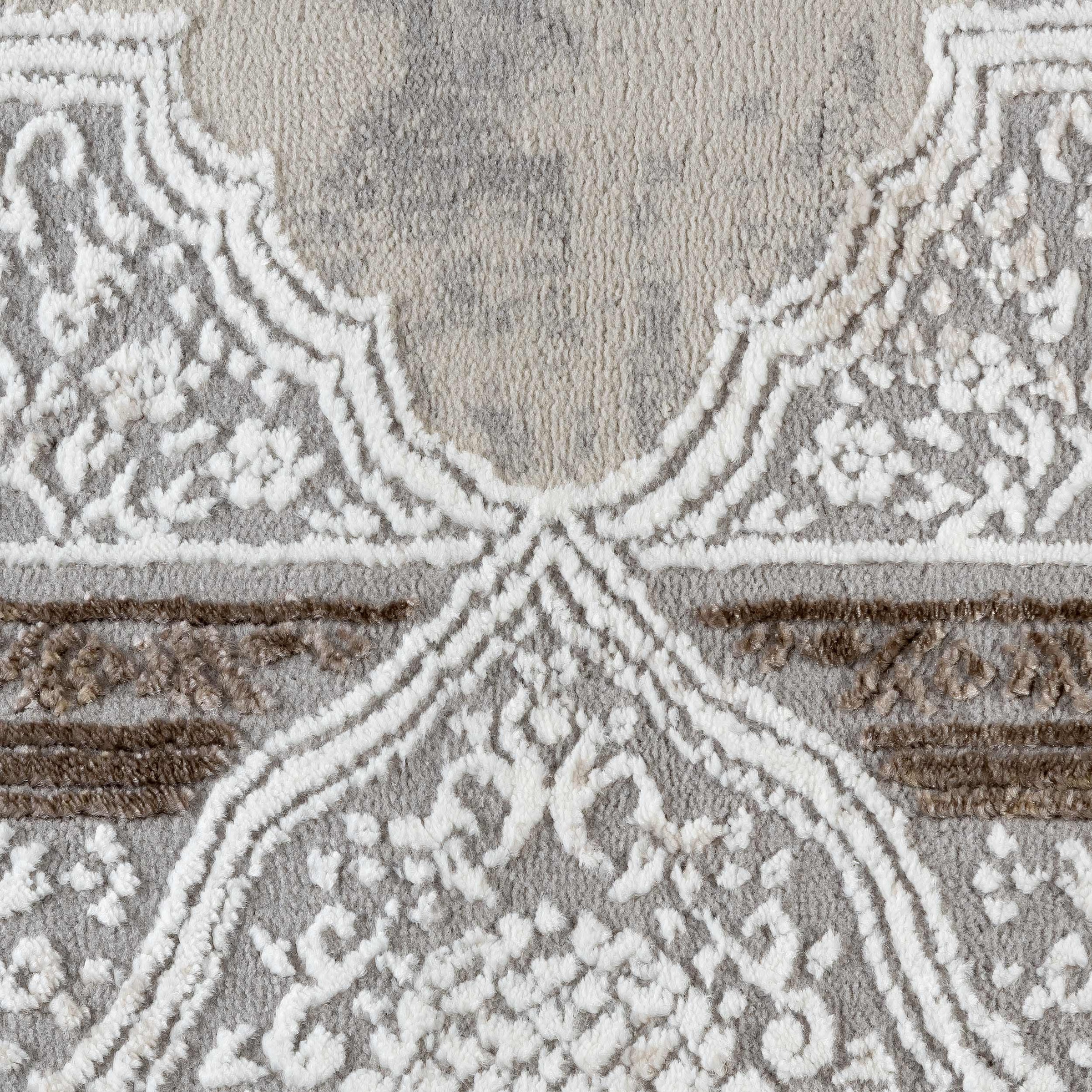 Sehrazat Teppich »Glory 270«, rechteckig, 10 mm Höhe, Hoch-Tief-Struktur, Kurzflorteppich, Wohnzimmer
