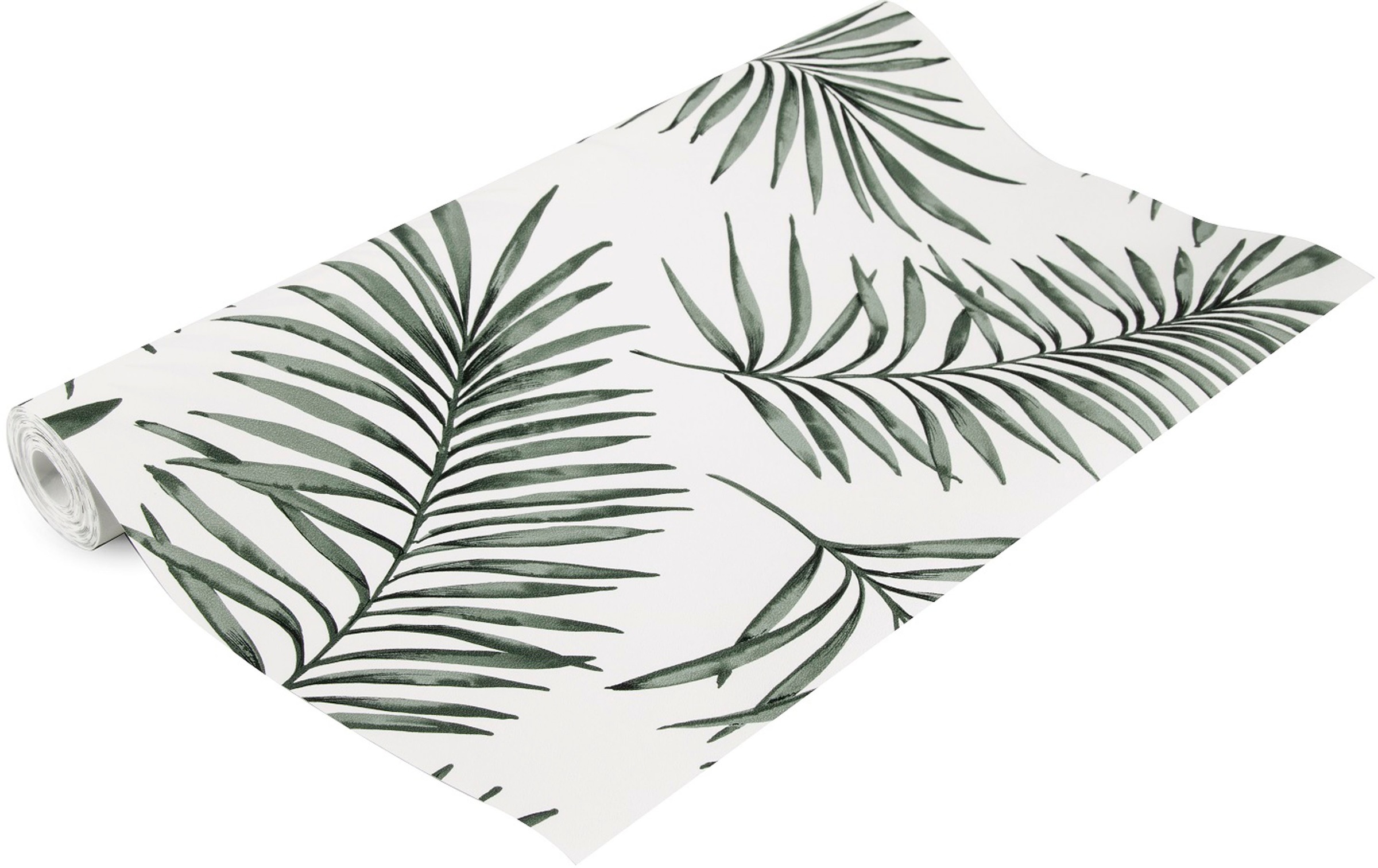 Superfresco Easy Vliestapete Scandi Leaf Green 10,05 x 0,52 m günstig online kaufen