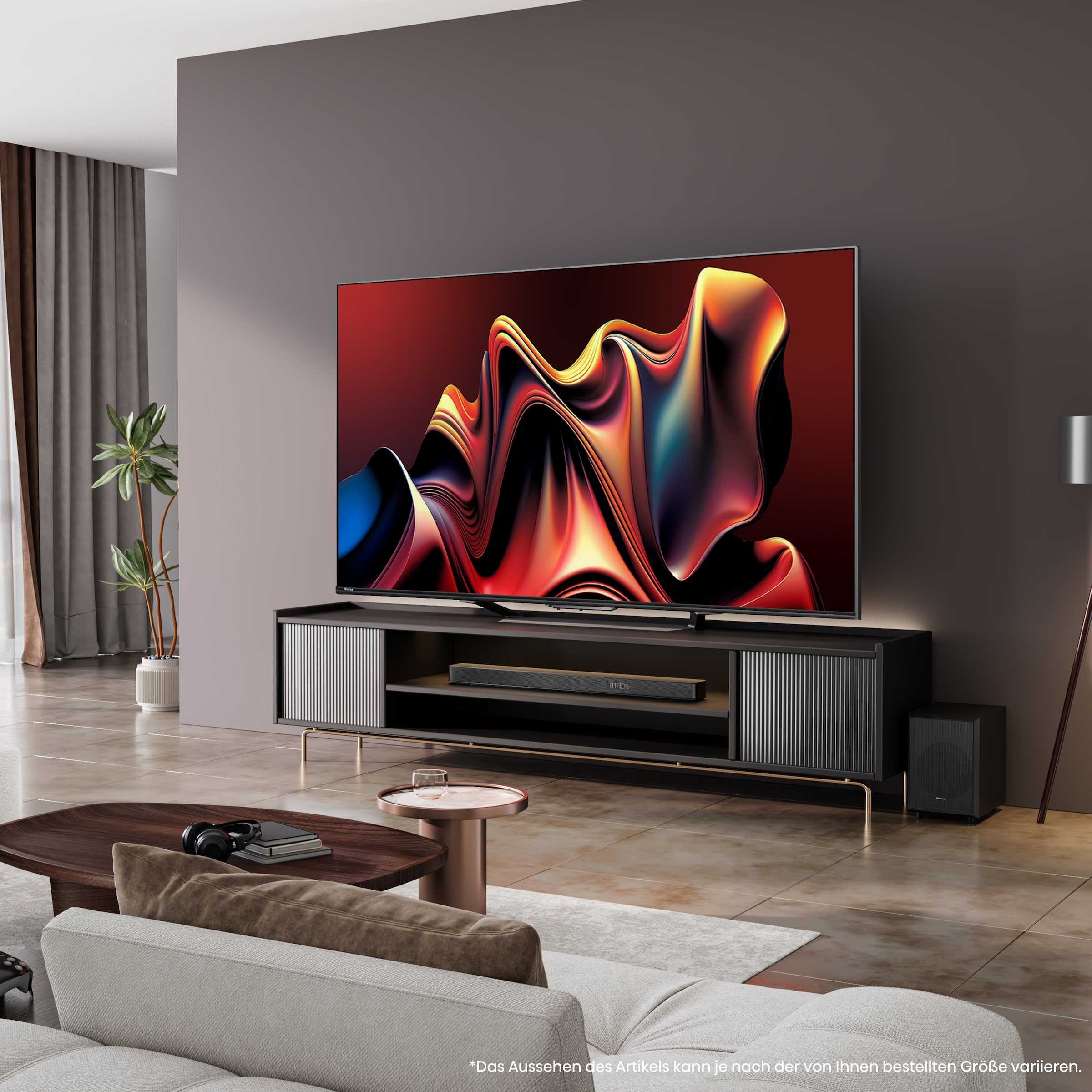 Hisense Mini-LED-Fernseher »65U7NQ«, 4K Ultra HD, Smart-TV, 4KUHD, ULED, Mini LED