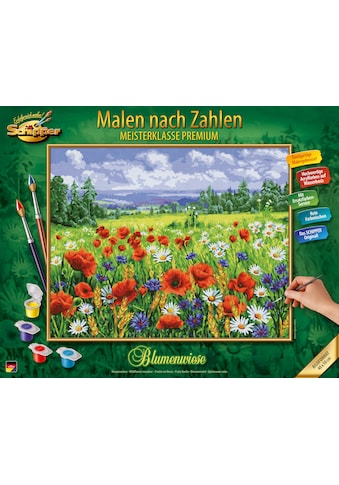 Malen nach Zahlen »Meisterklasse Premium - Blumenwiese«