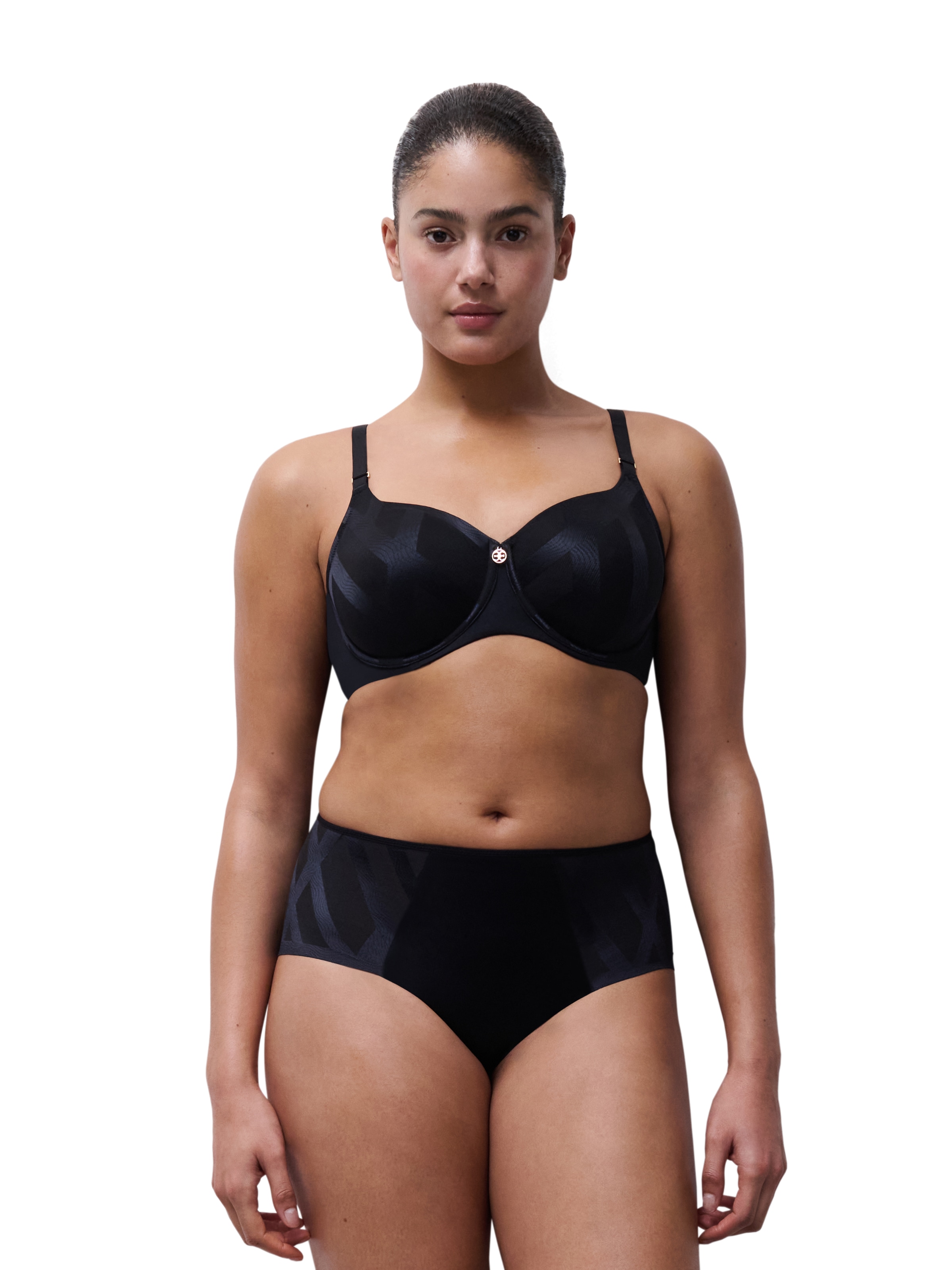 Chantelle Slip »GLAZE« grafisches Gewebe mit matten und schimmernden Kontrasten