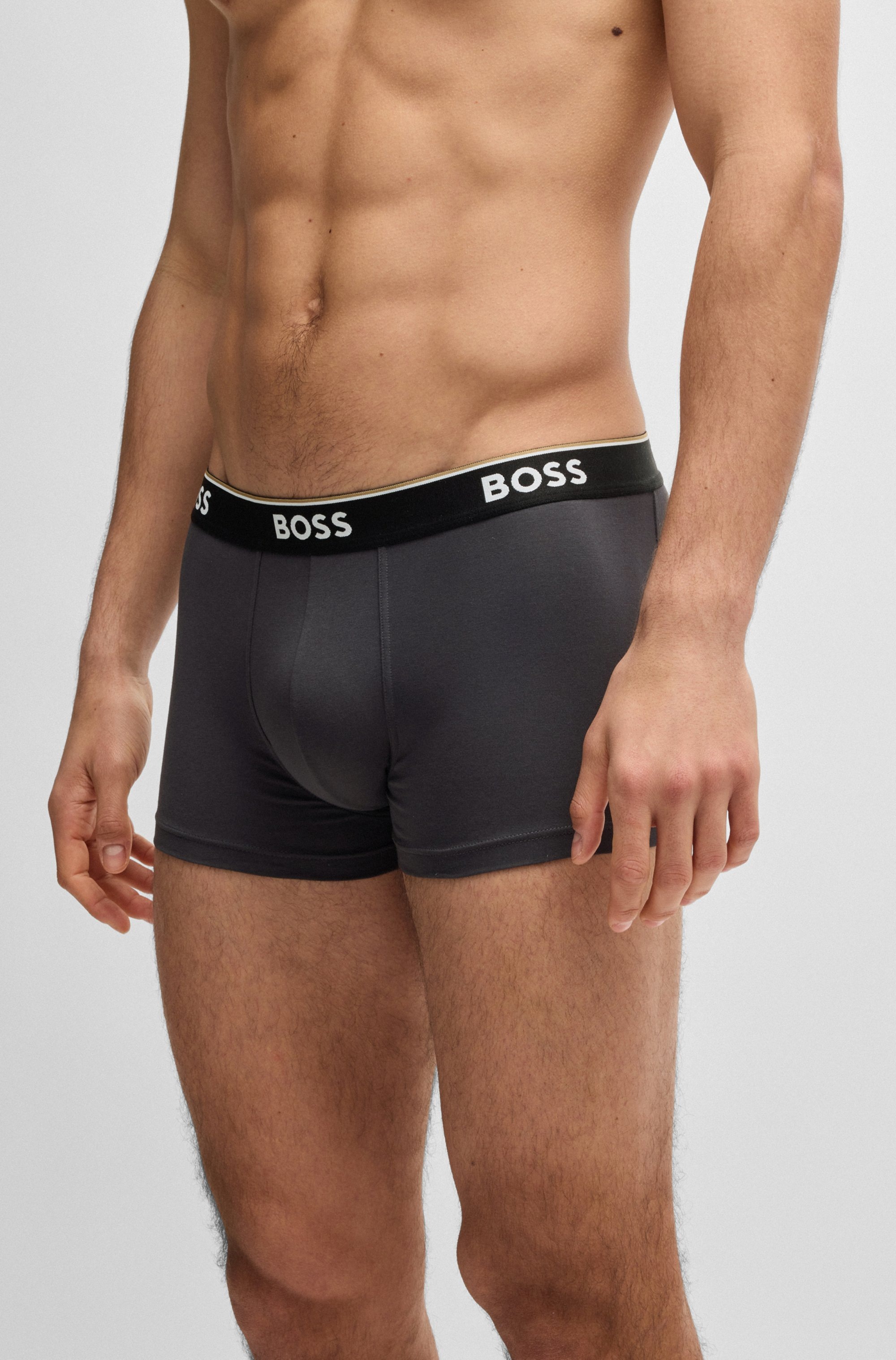 BOSS Trunk »3P Power«, (Packung, 3 St.), mit BOSS Schriftzug auf dem Bund