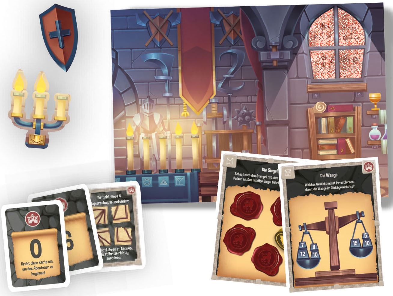 Clementoni® Spiel »Galileo, Escape Game Das verfluchte Schloss«, Made in Europe