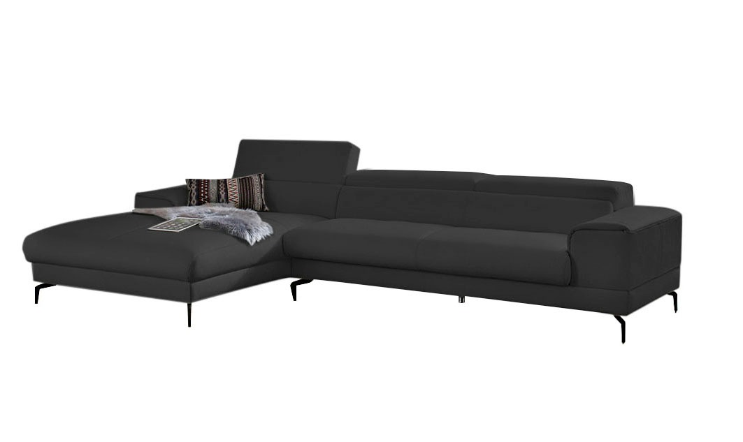 W.SCHILLIG Ecksofa »piedroo, Designsofa mit tollem Sitzkomfort, bequem, L-F günstig online kaufen