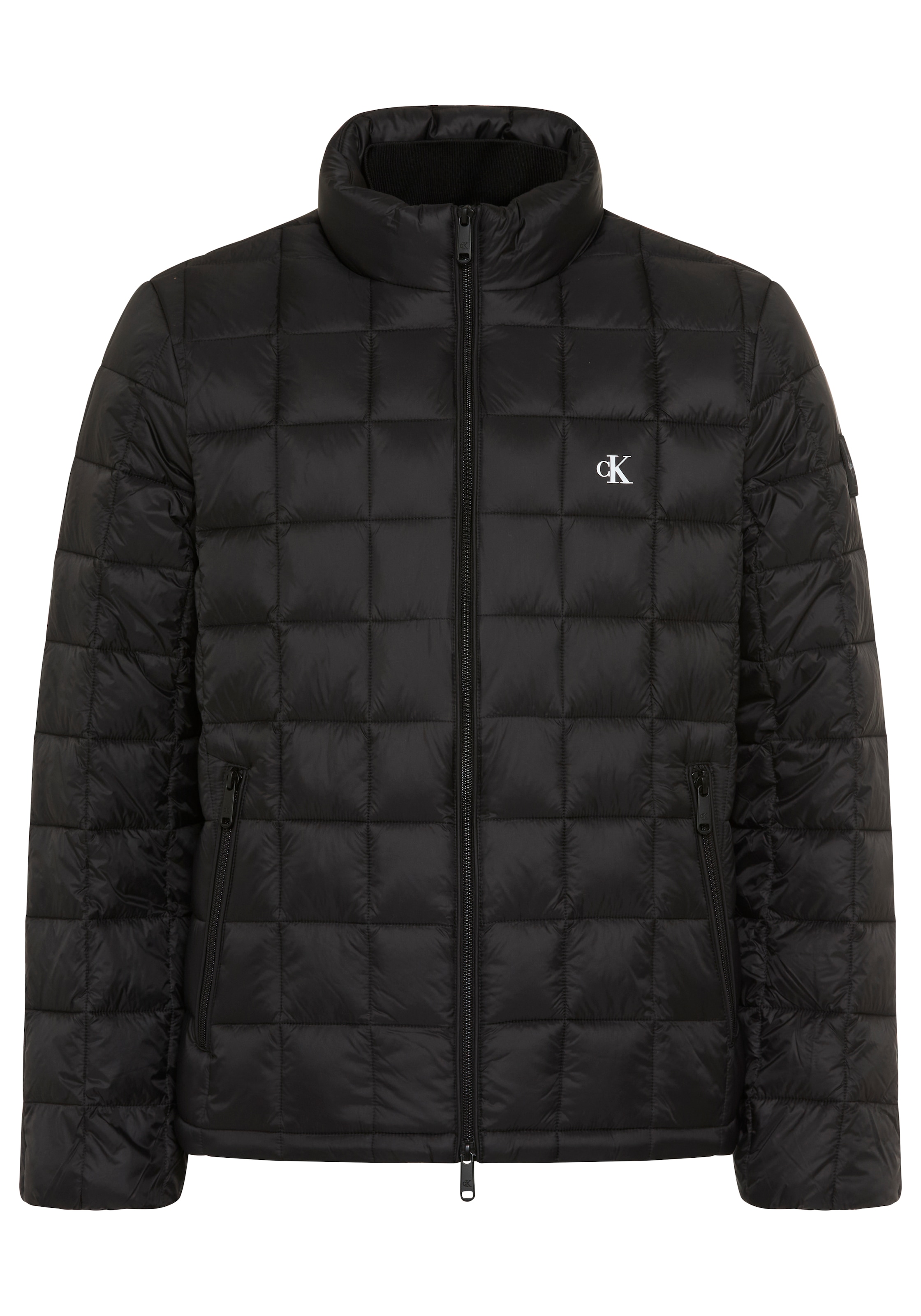 Calvin Klein Jeans Steppjacke Stehkragen, 2-Wege-Zipper, modische Steppung